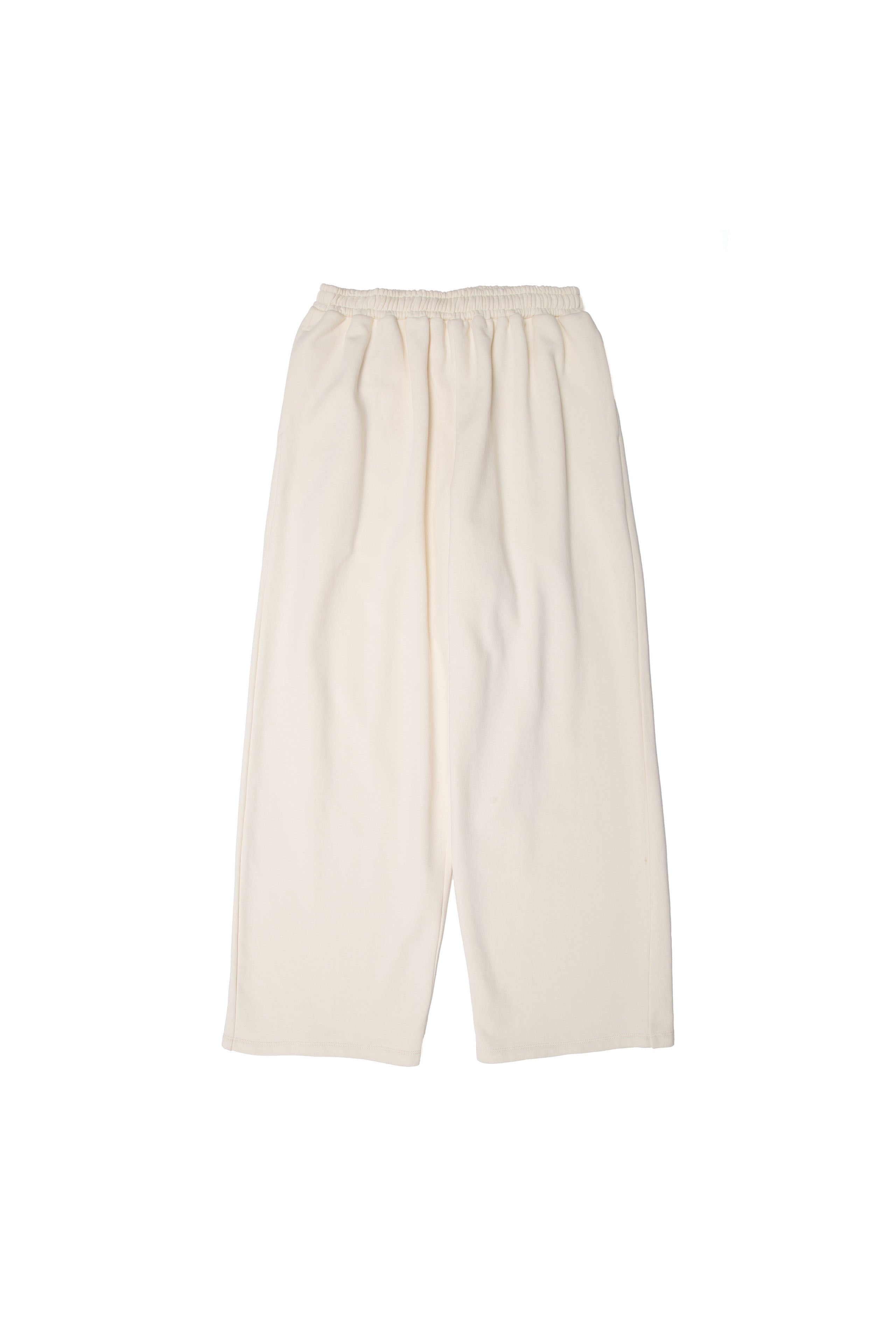 .at - Set Patch Wide Sweat Pants - Ecru