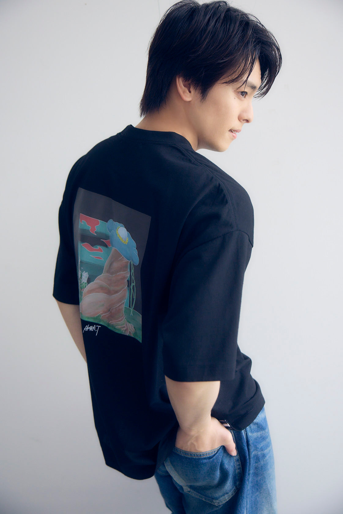 【数量限定】.at-Art Design T-Shirt - HAJIMARI