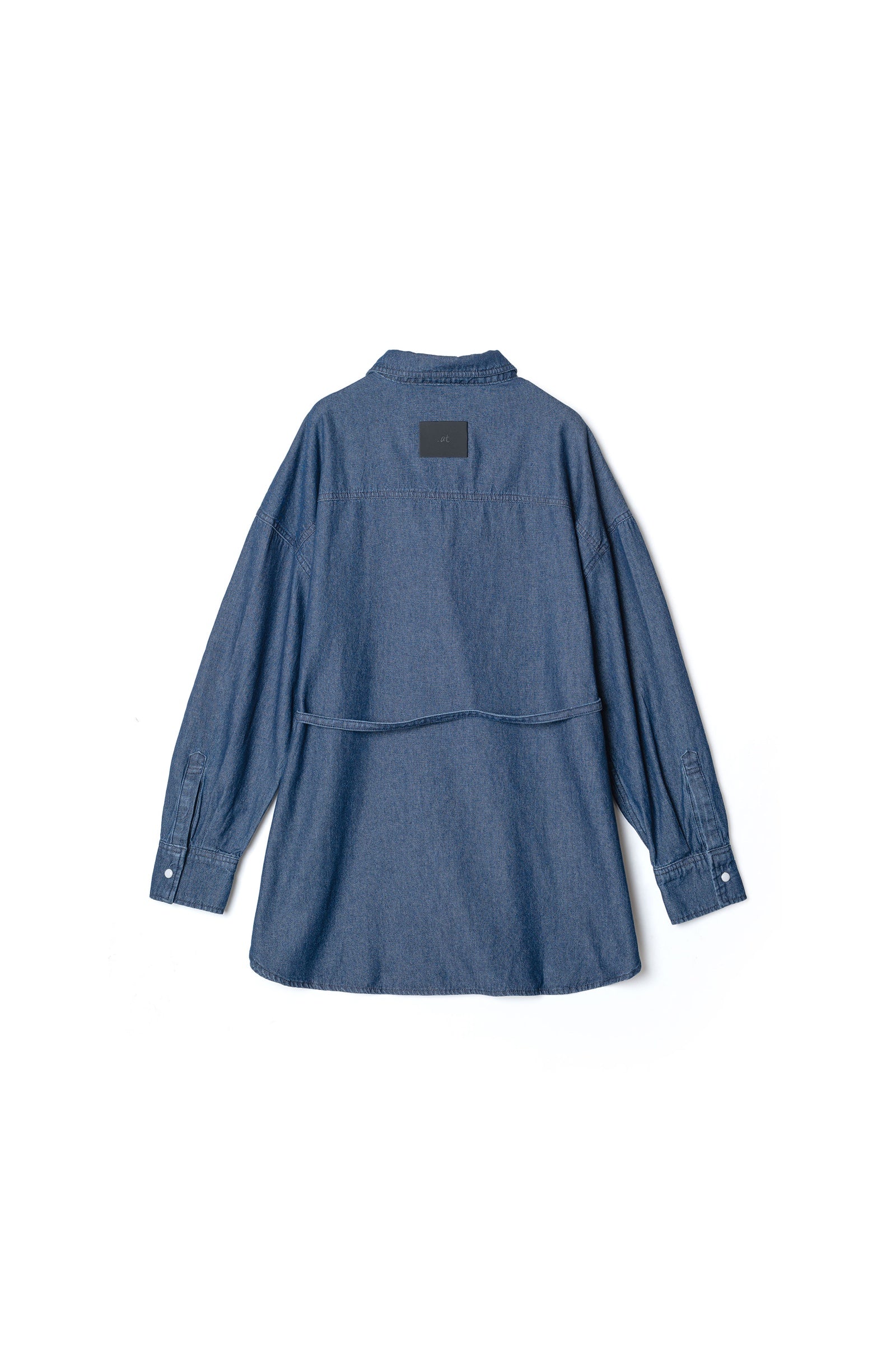 .at - Oversized Denim Shirt - Indigo 02