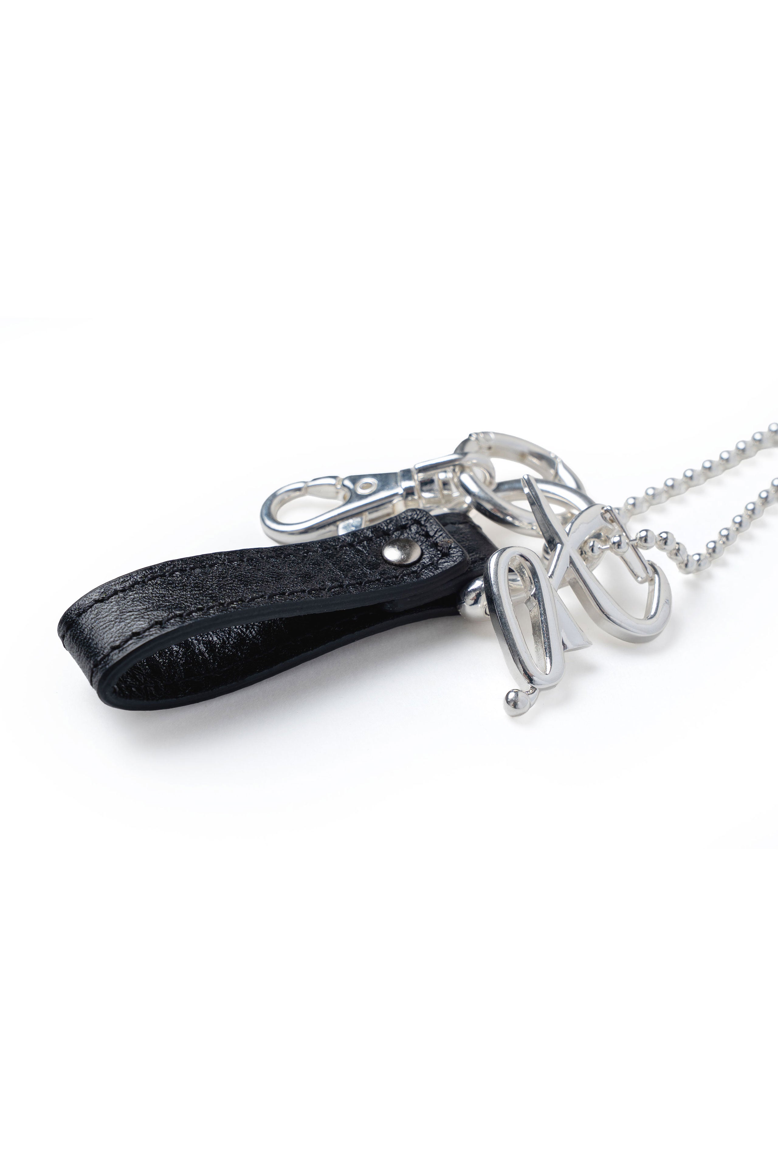 .at - Motif Long Necklace - Silver