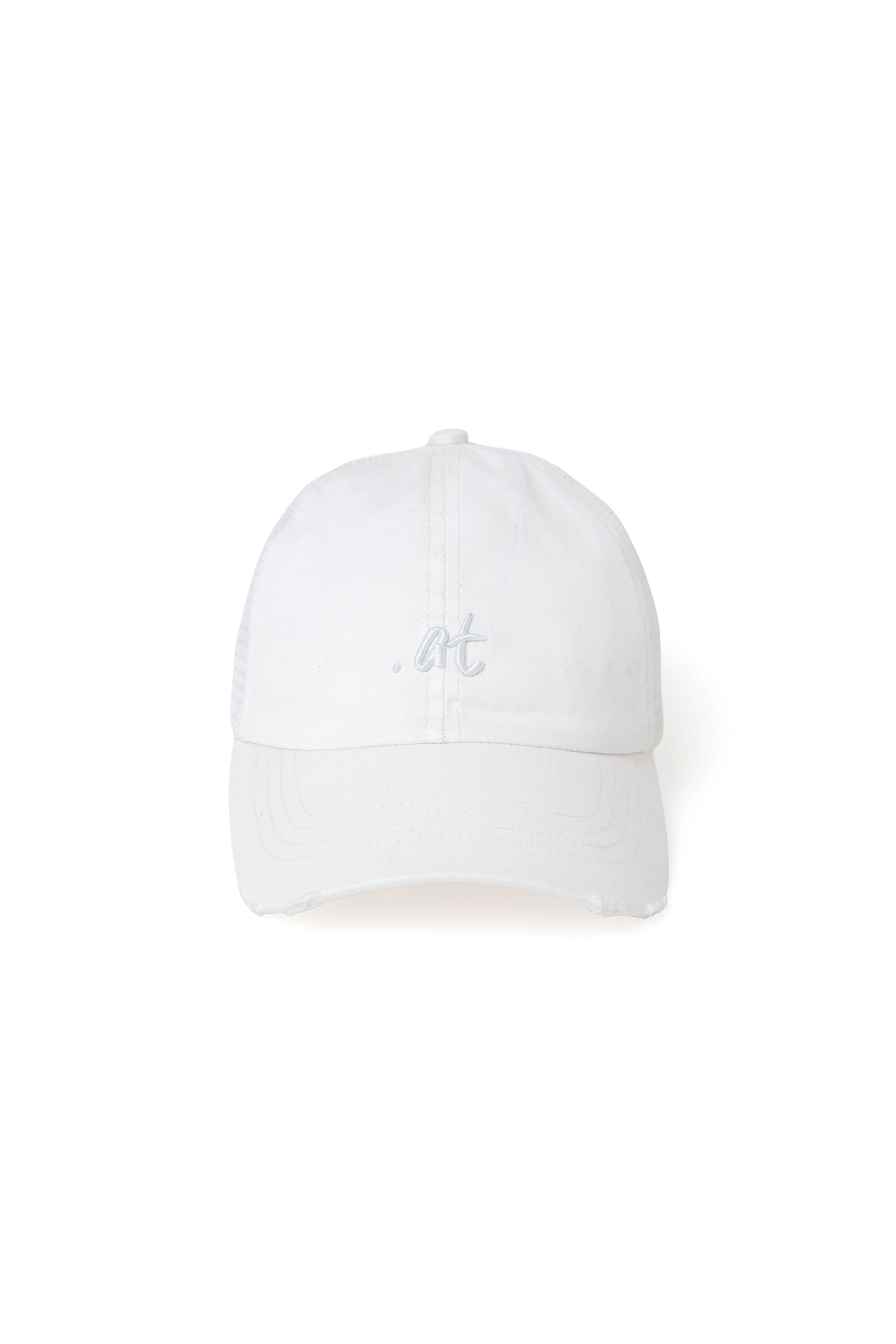 .at - Mesh Vintage Cap - White