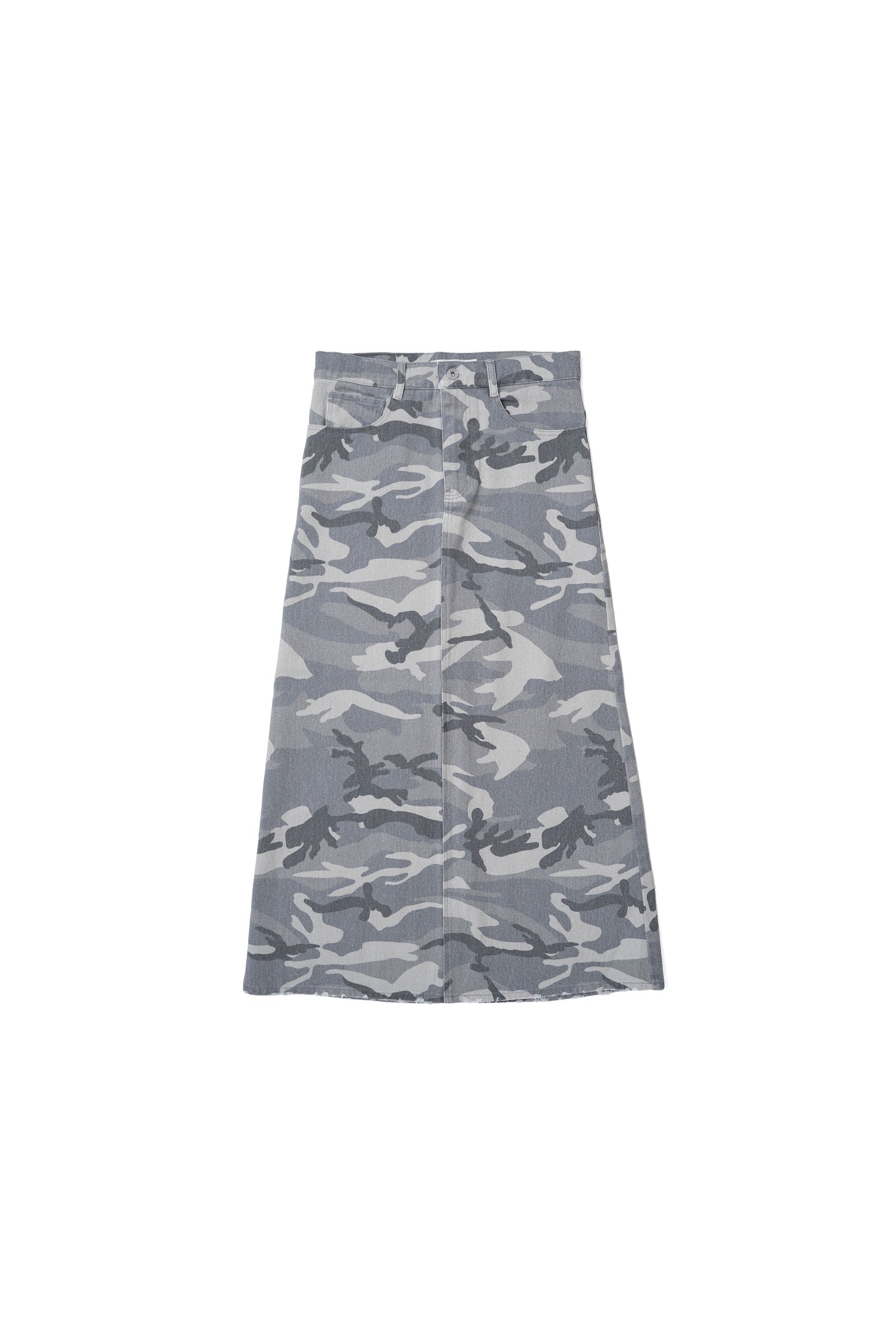 .at - Camouflage Skirt - White Camo 01