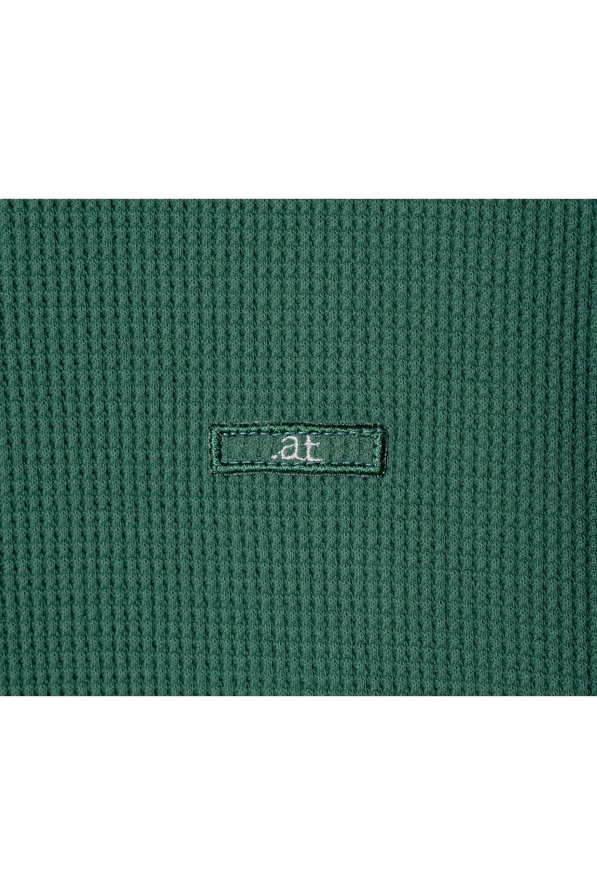.at - Waffle Long-Sleeve T-Shirt - Green 03