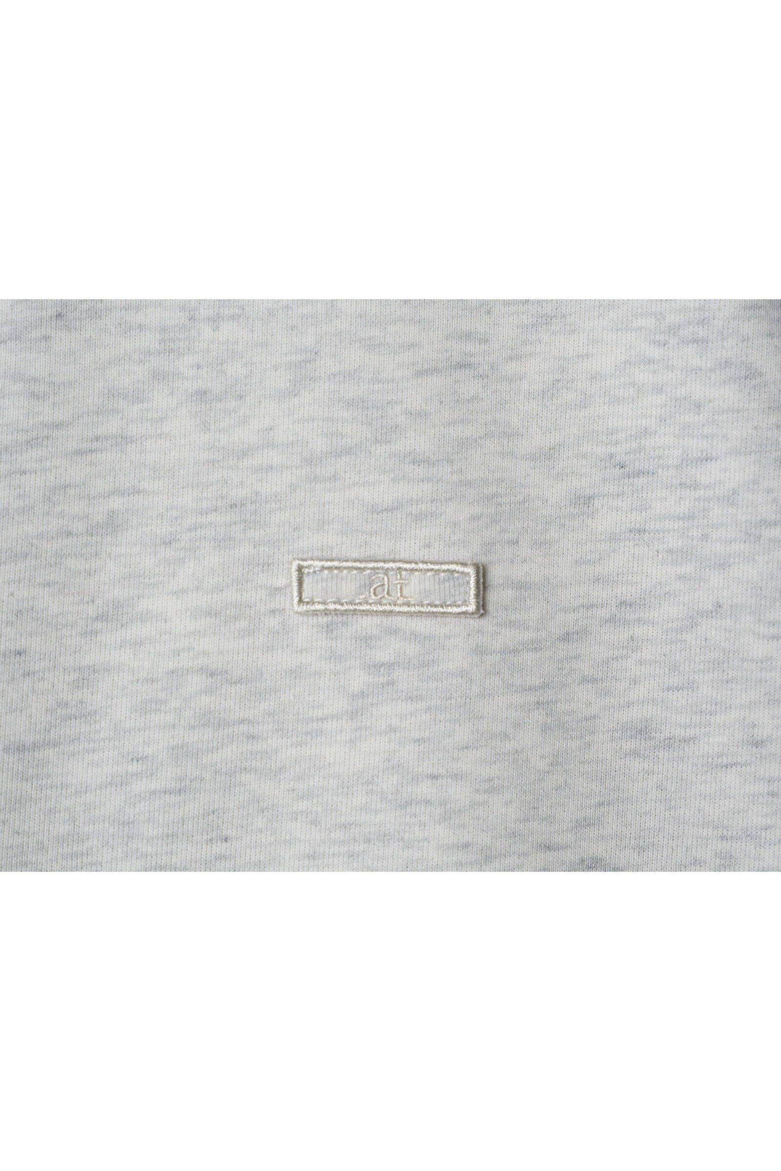 .at - french terry long-sleeve T-shirt - Oatmeal 03