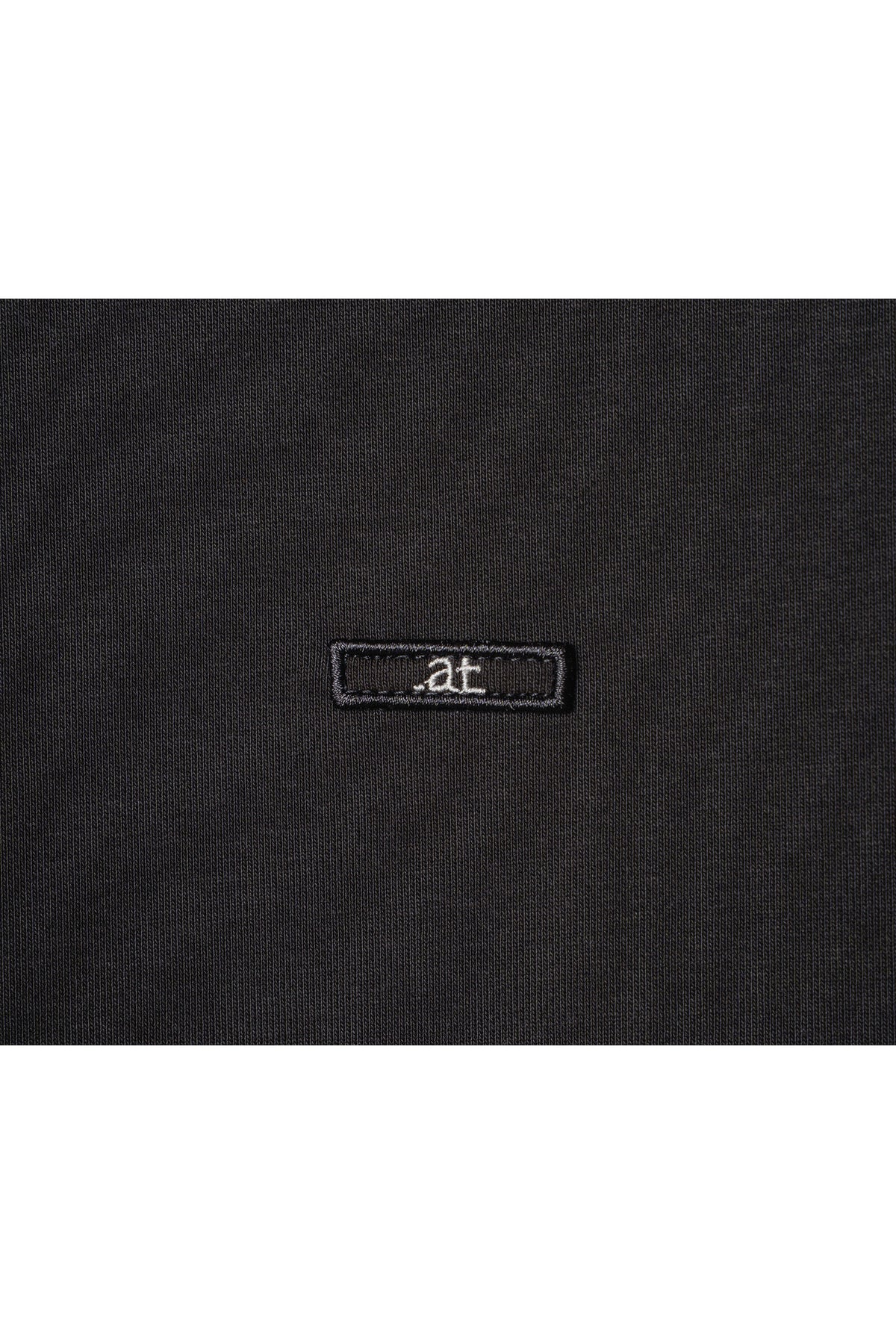 .at - french terry long-sleeve T-shirt - Charcoal Gray 03