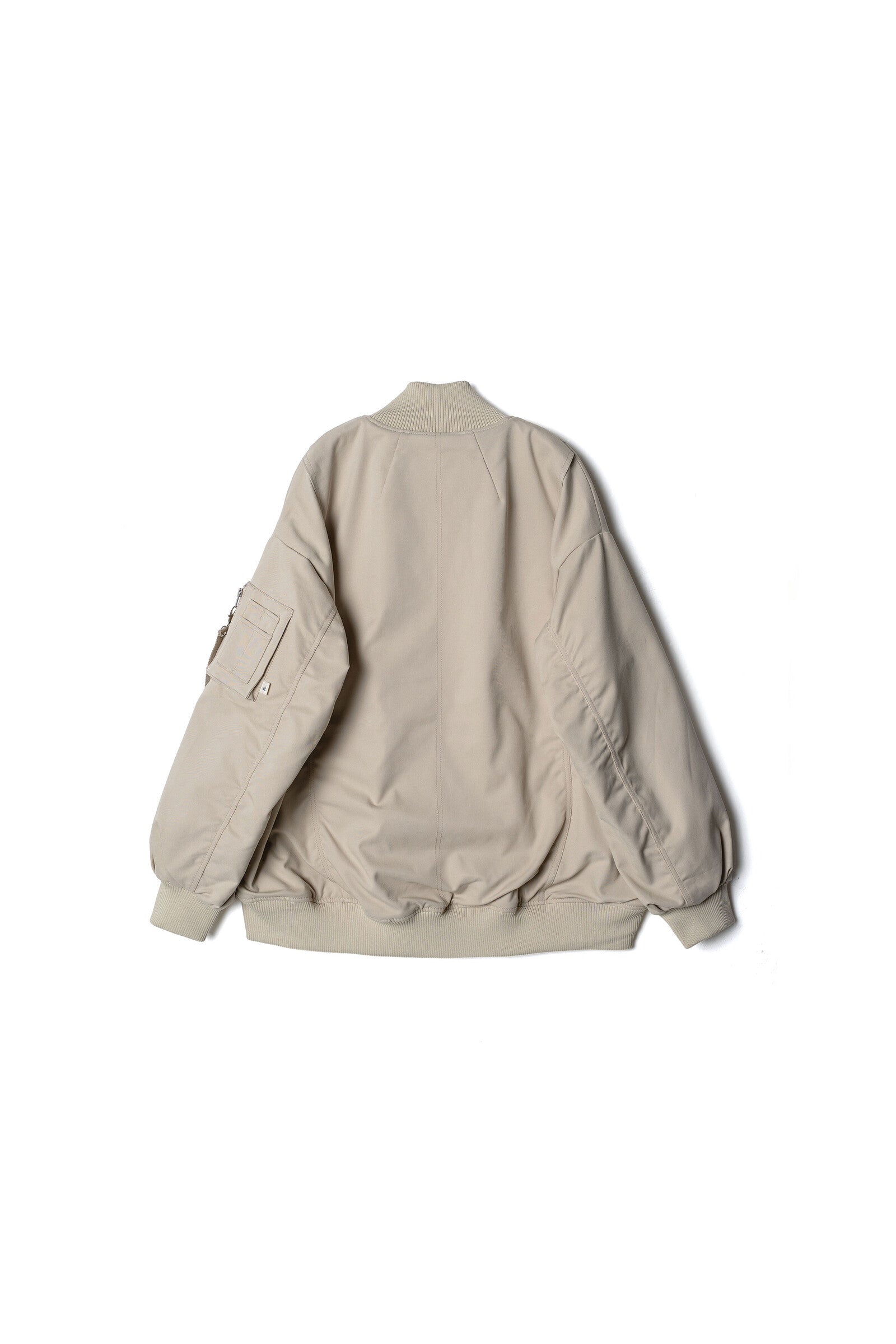 .at - MA-1 BOMBER JACKET - Greige 02