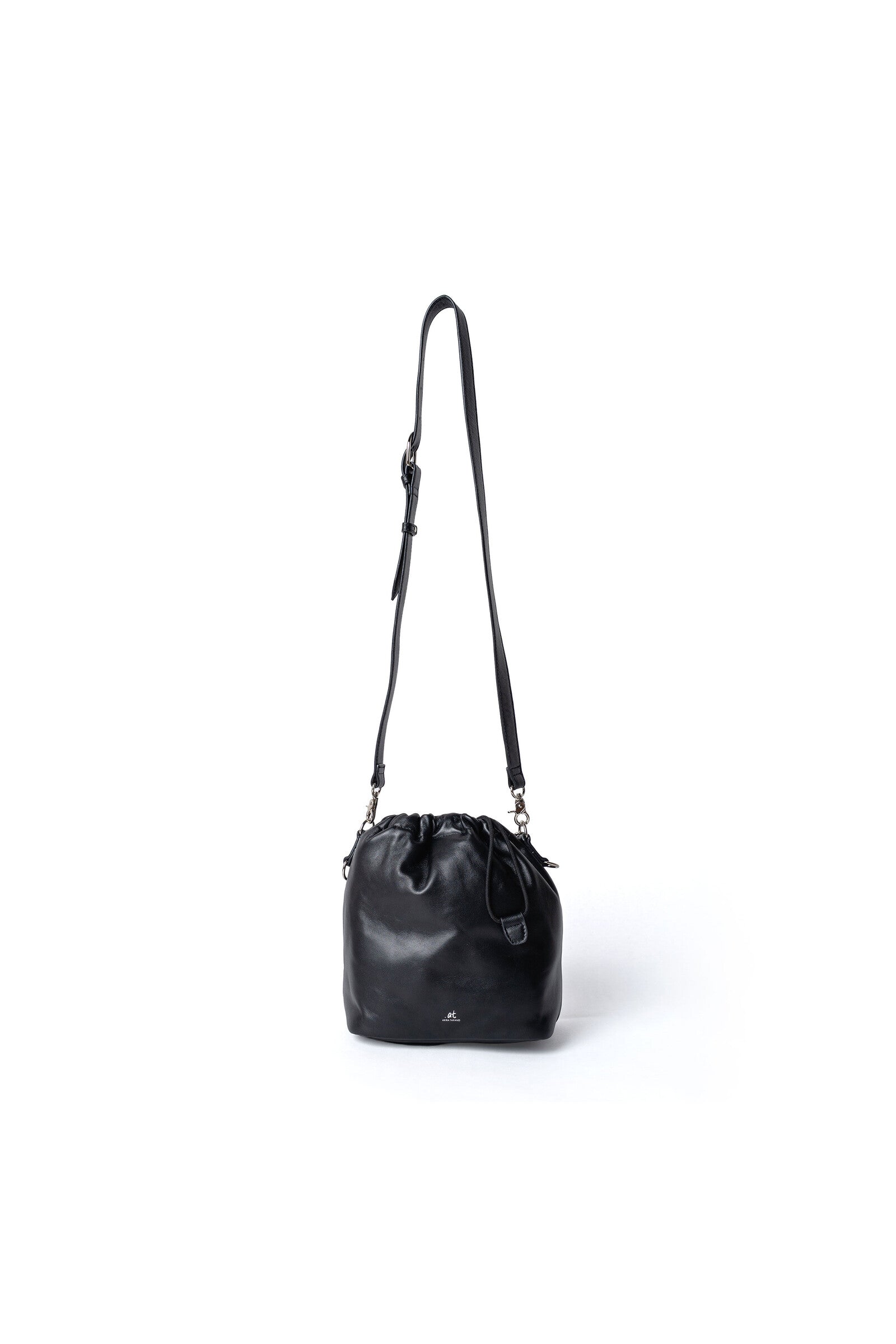 .at - Drawstring Bucket Bag - Black 01