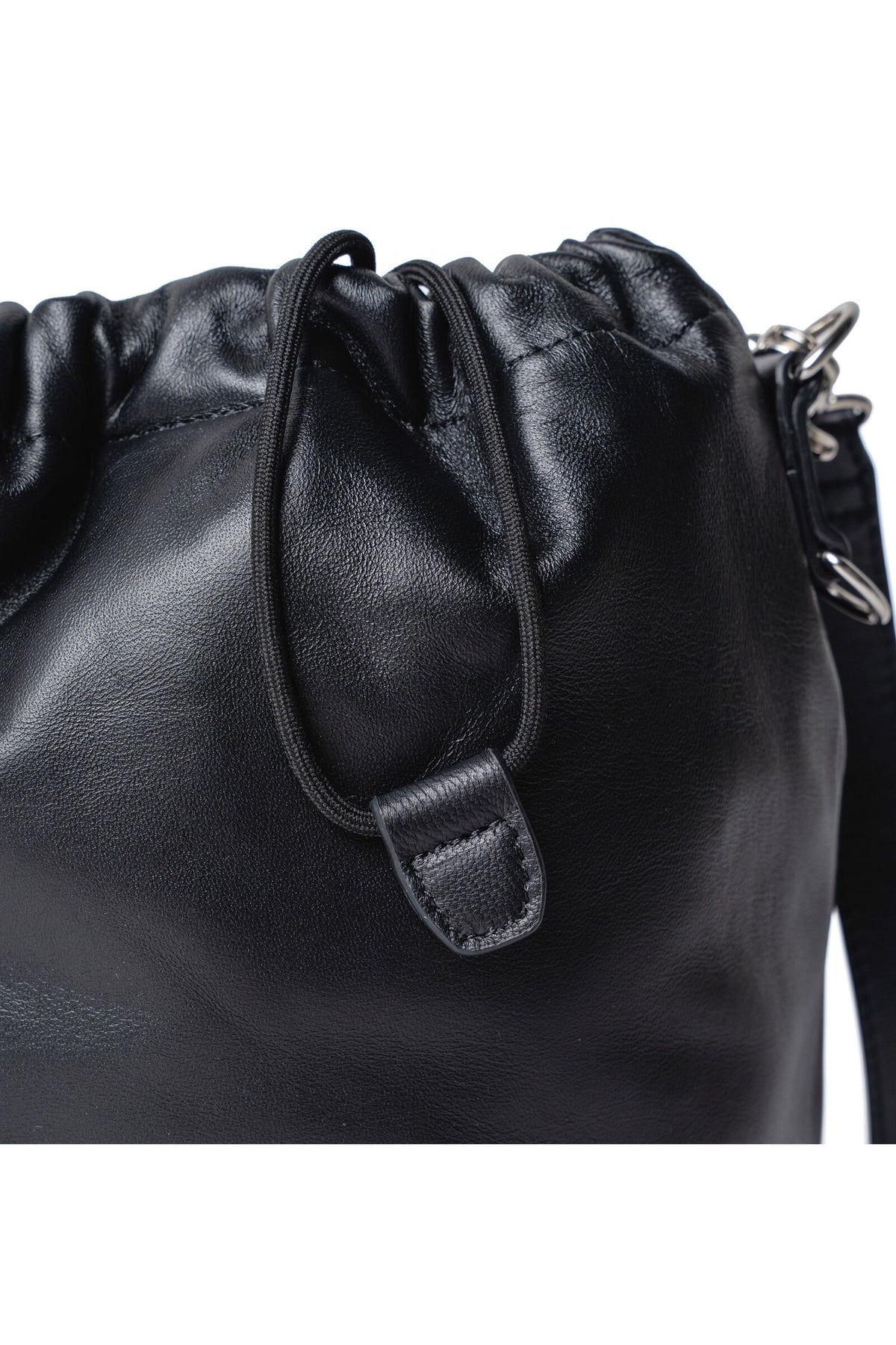 .at - Drawstring Bucket Bag - Black 09