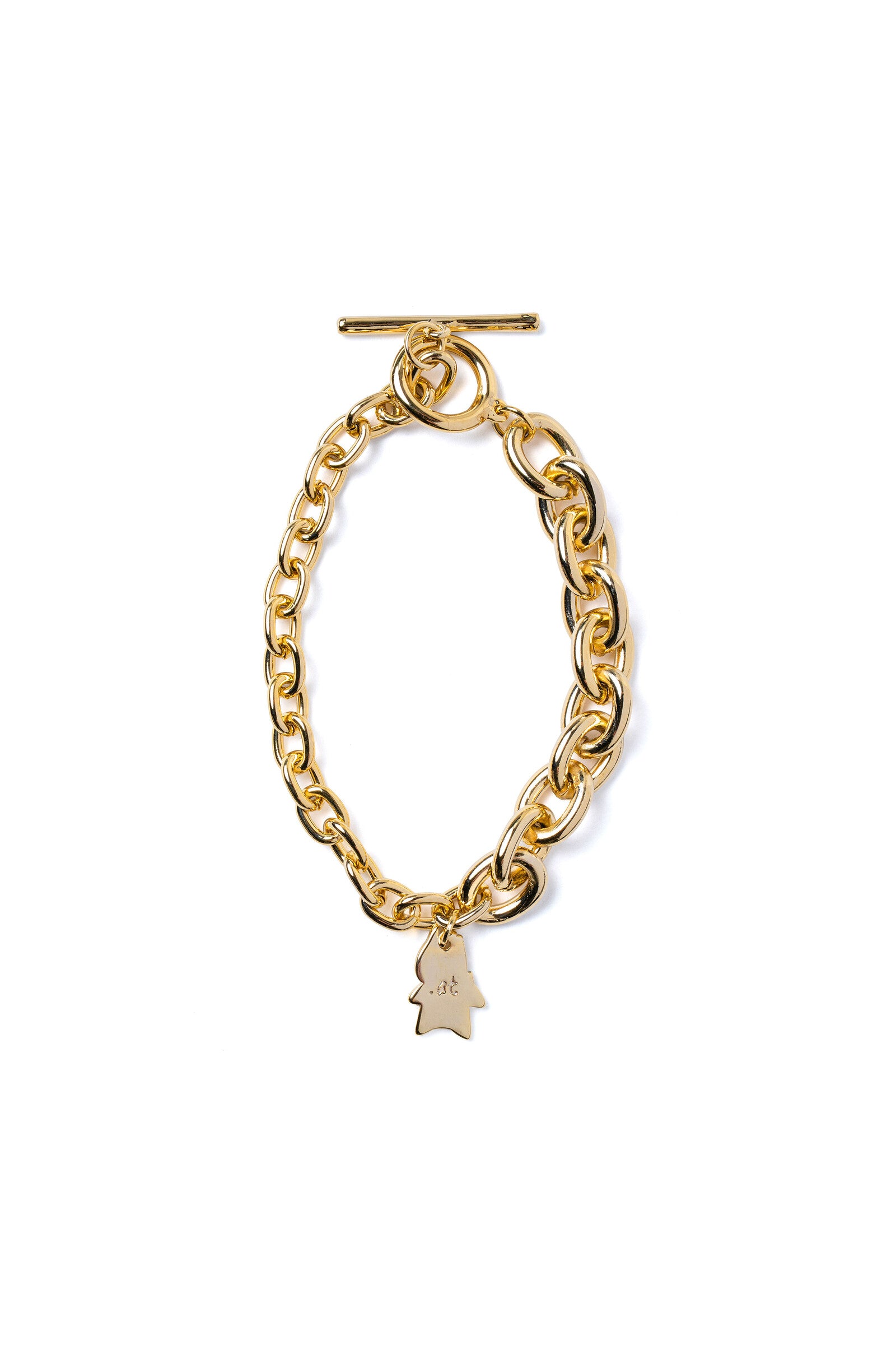 .at - adora-charm bracelet - Gold 01