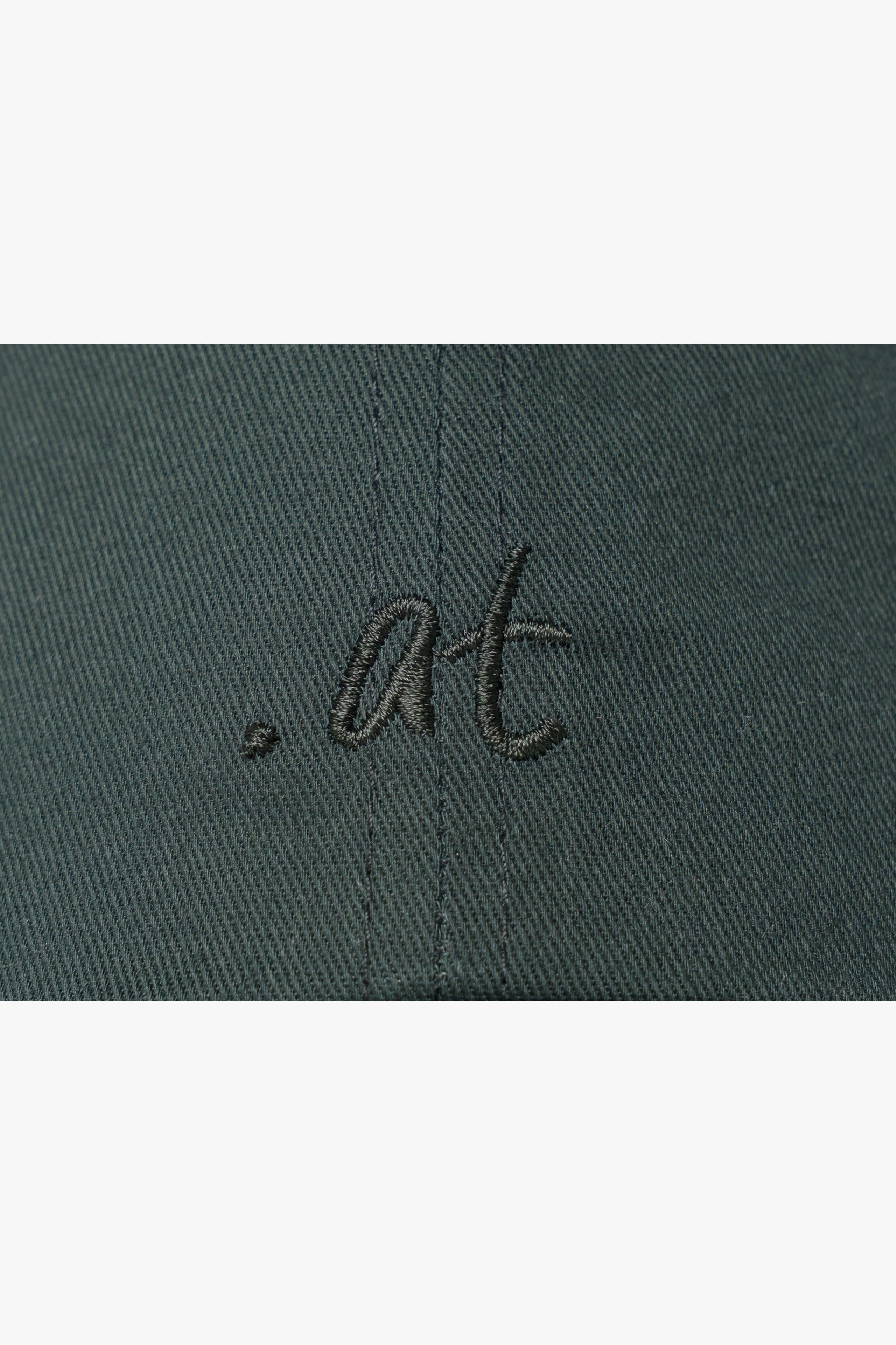 【数量限定】.at-Stripe Tape Logo Cap - Green