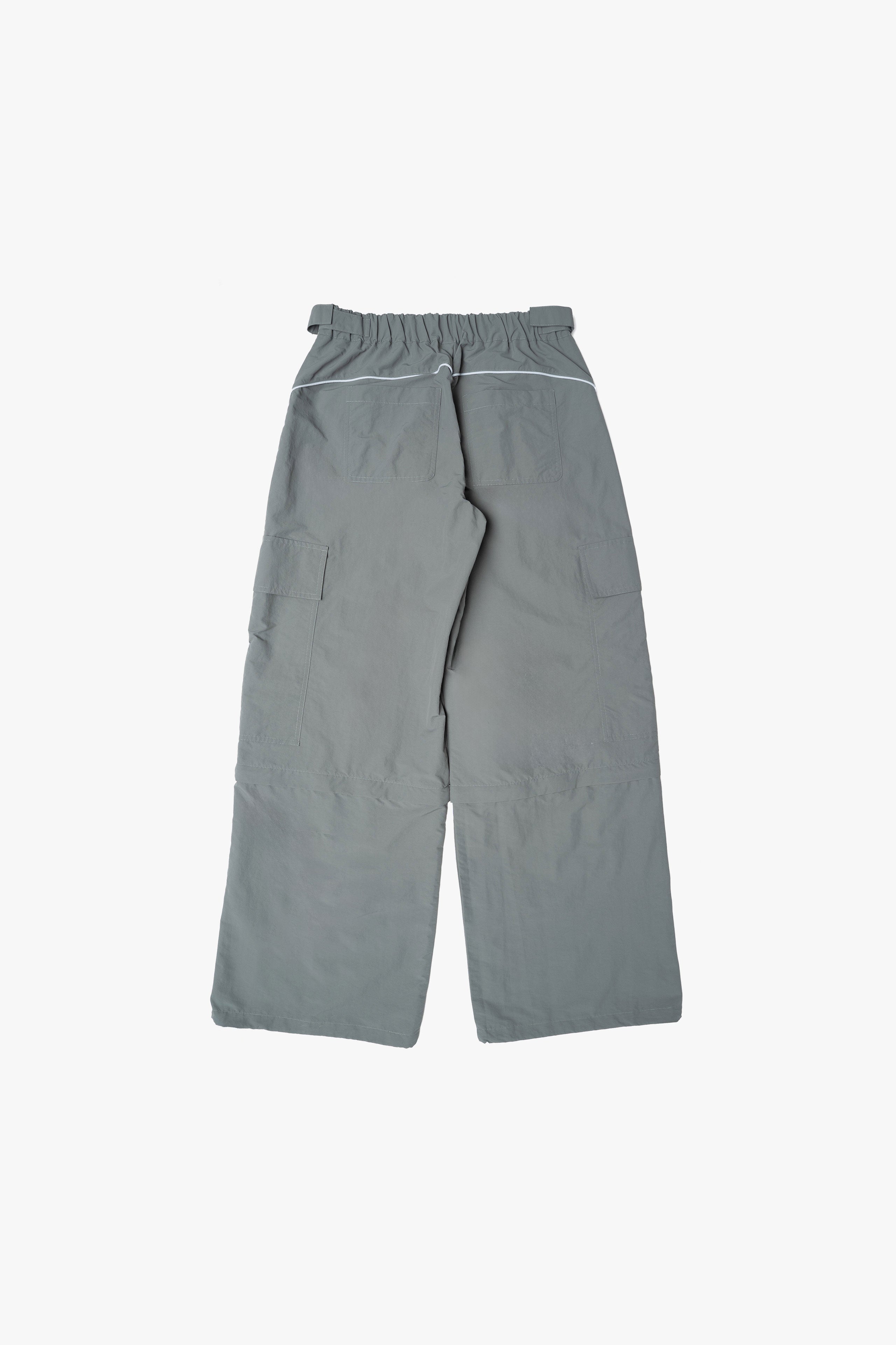 【数量限定】.at-Nylon Piping Cargo Pants - Khaki