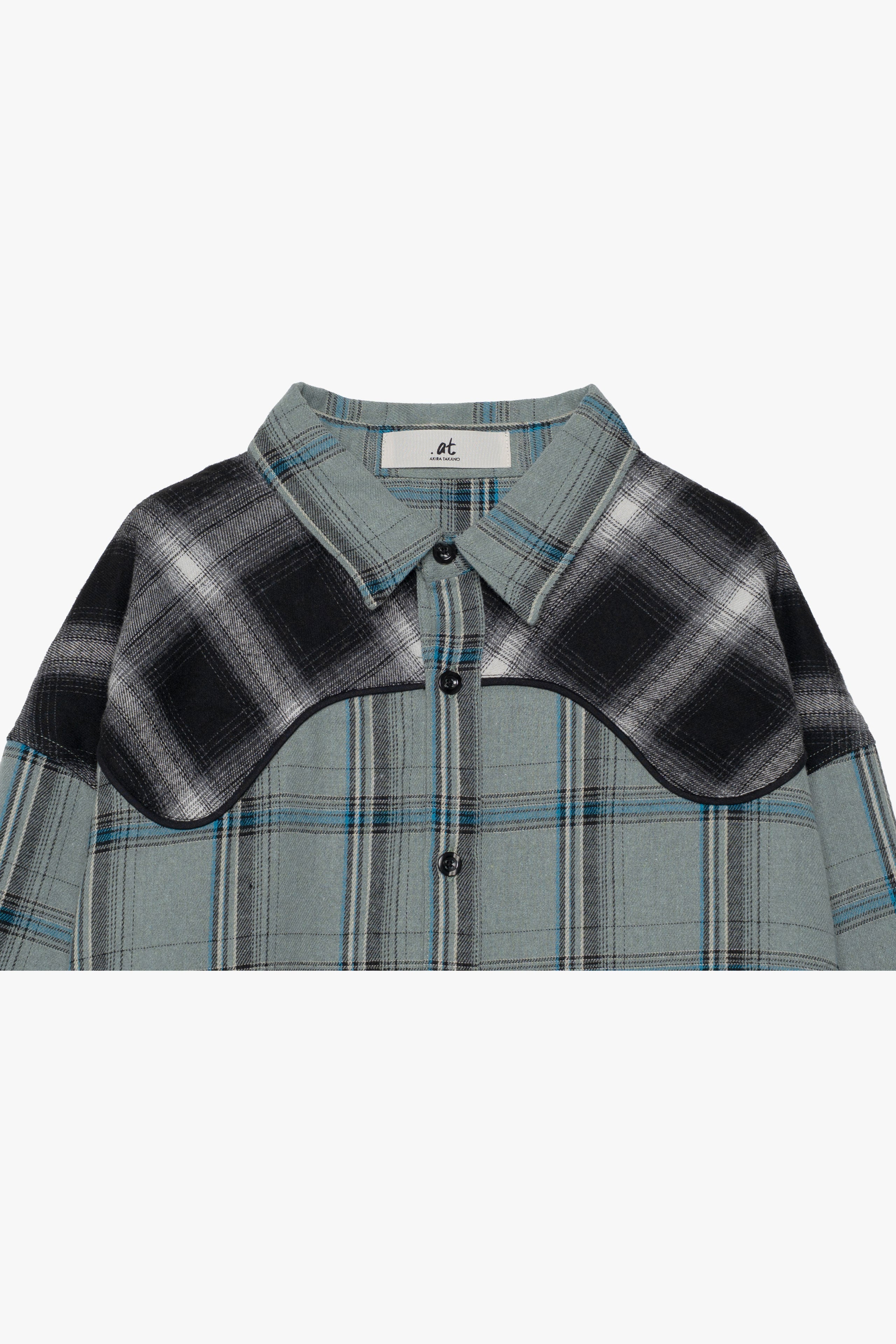 【数量限定】.at-checked lannel shirt - Khaki Check