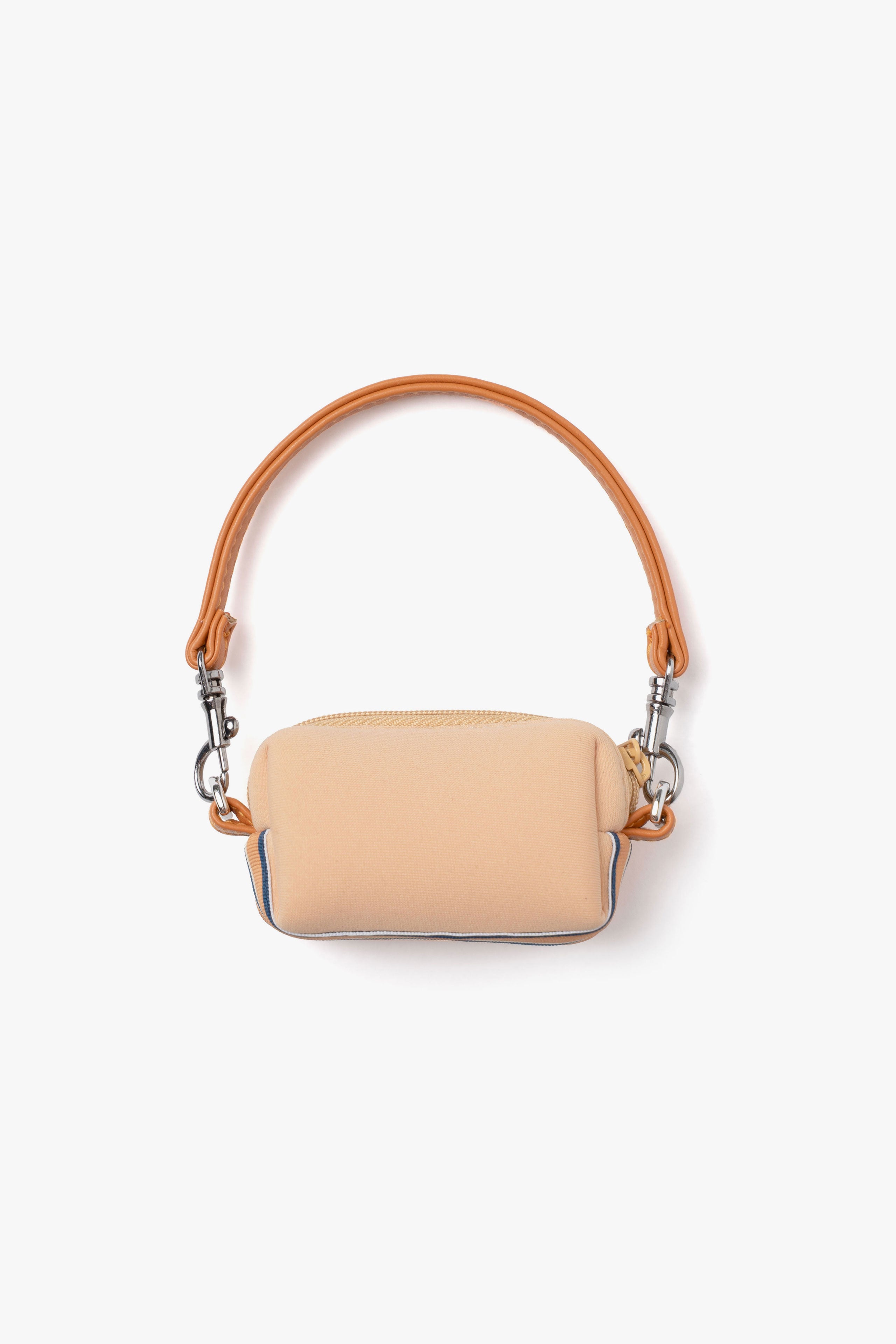 【数量限定】.at-Stripe Tape Square Pouch Nano - Orange