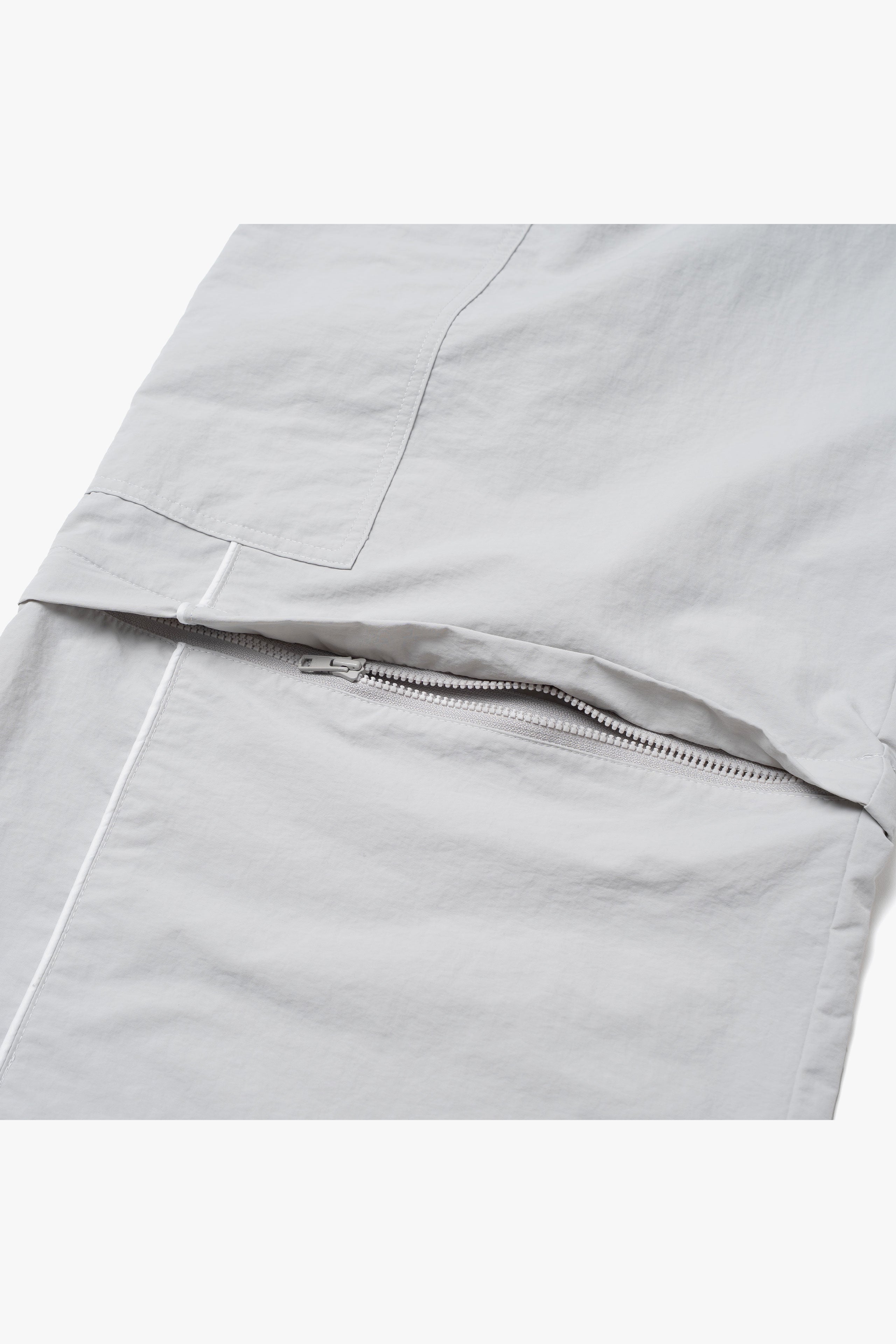 【数量限定】.at-Nylon Piping Cargo Pants - Gray
