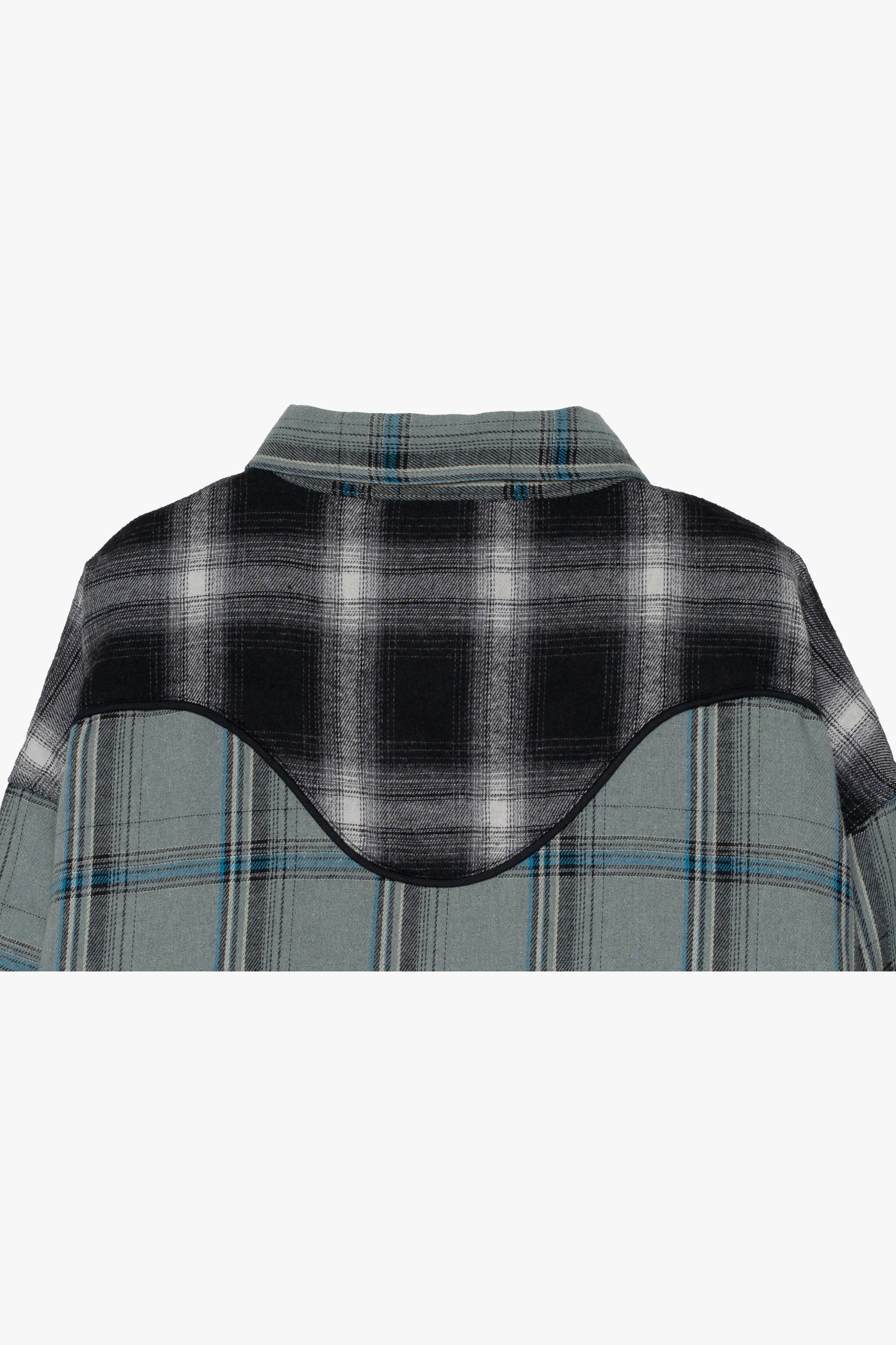 【数量限定】.at-checked lannel shirt - Khaki Check