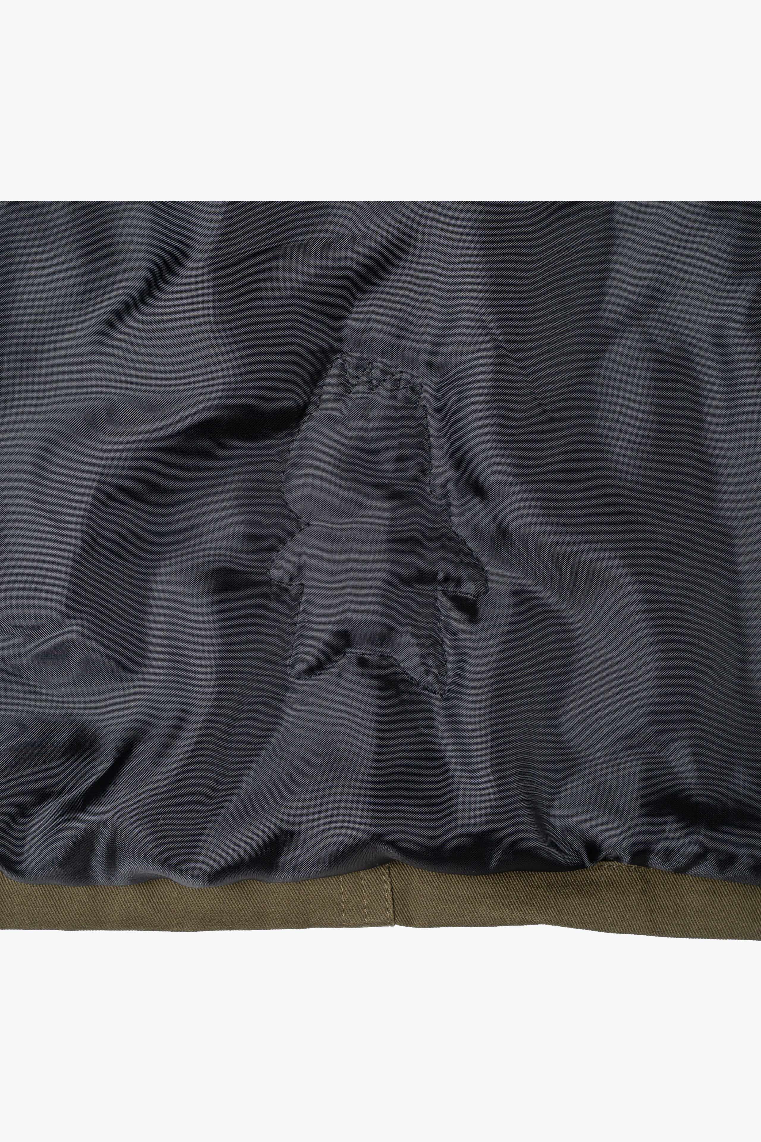【数量限定】.at-adora quilted blouson - Khaki