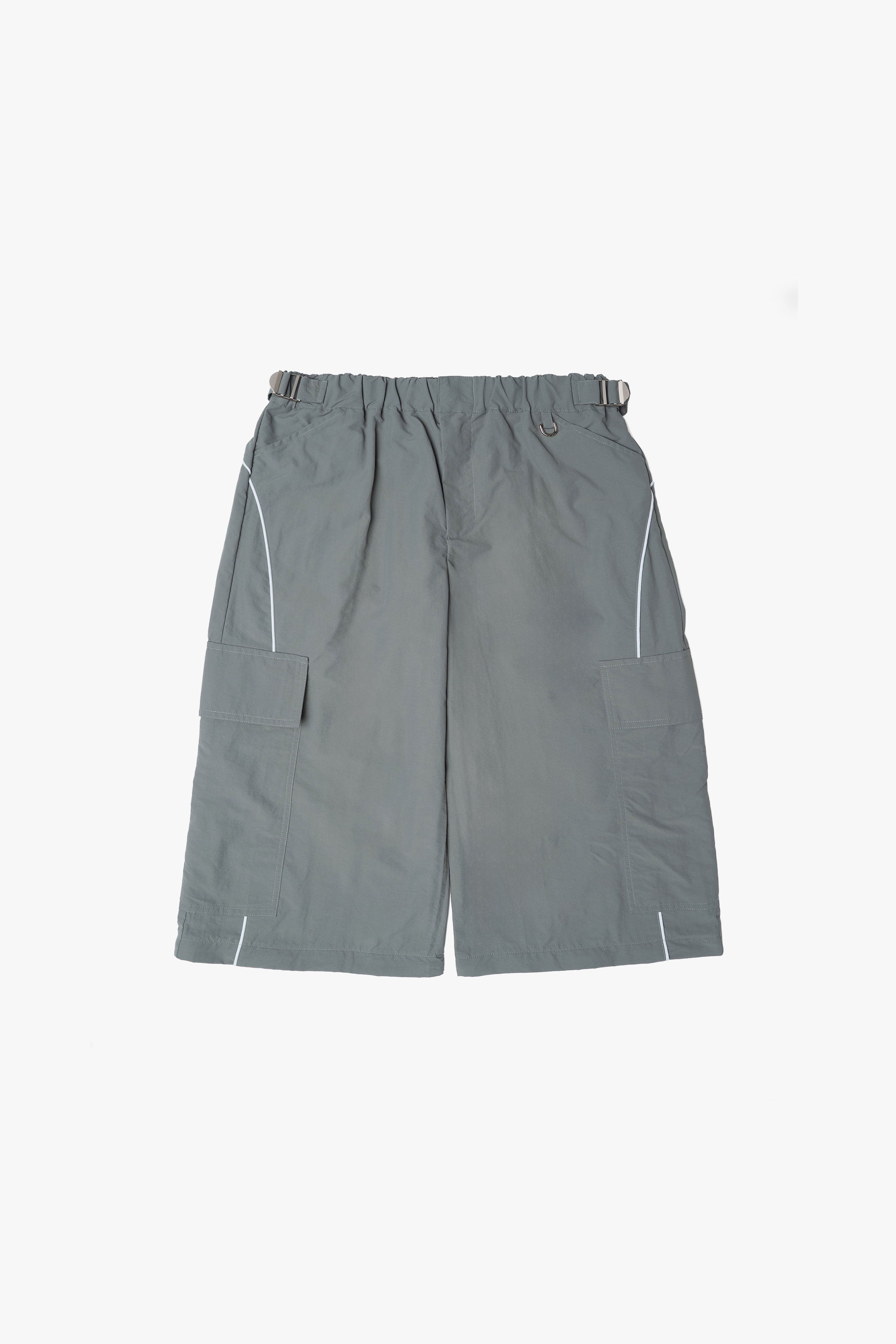 【数量限定】.at-Nylon Piping Cargo Pants - Khaki