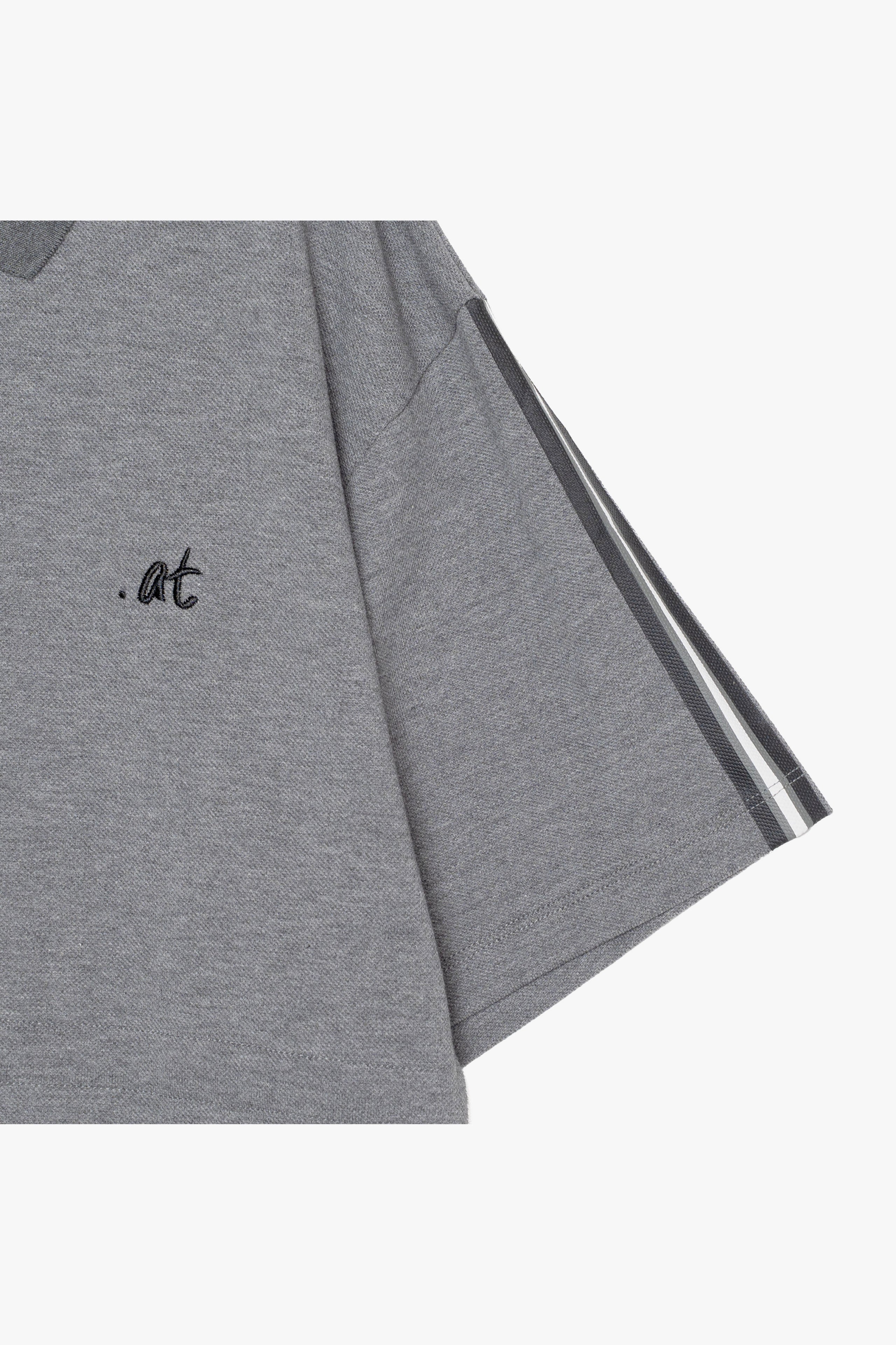 【数量限定】.at-Polo Dress - Gray