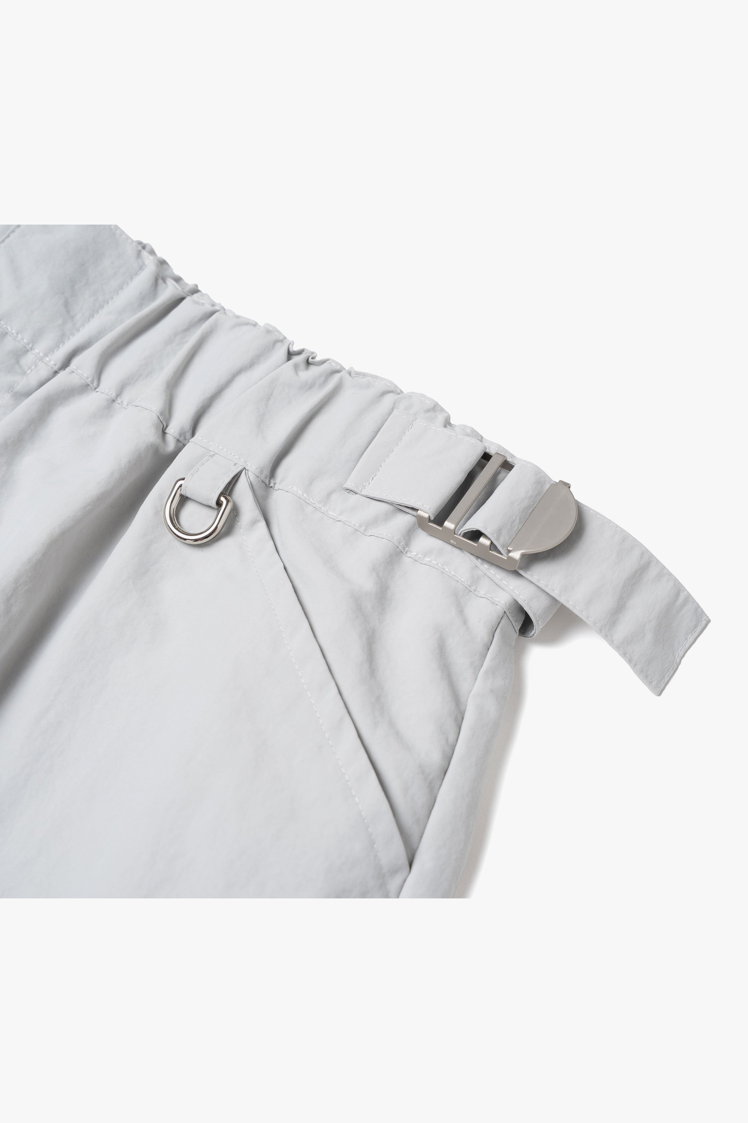 【数量限定】.at-Nylon Piping Cargo Pants - Gray