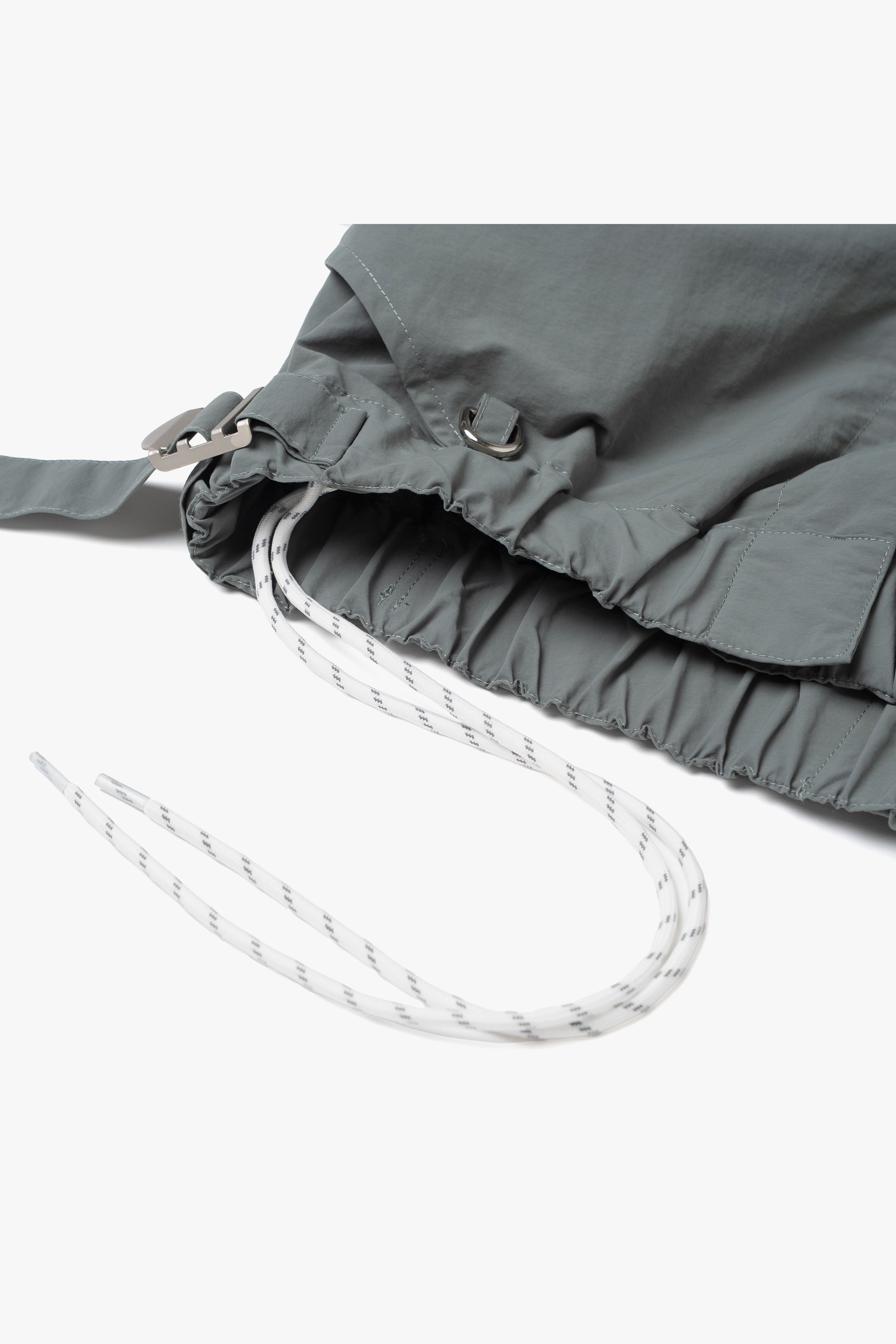 【数量限定】.at-Nylon Piping Cargo Pants - Khaki