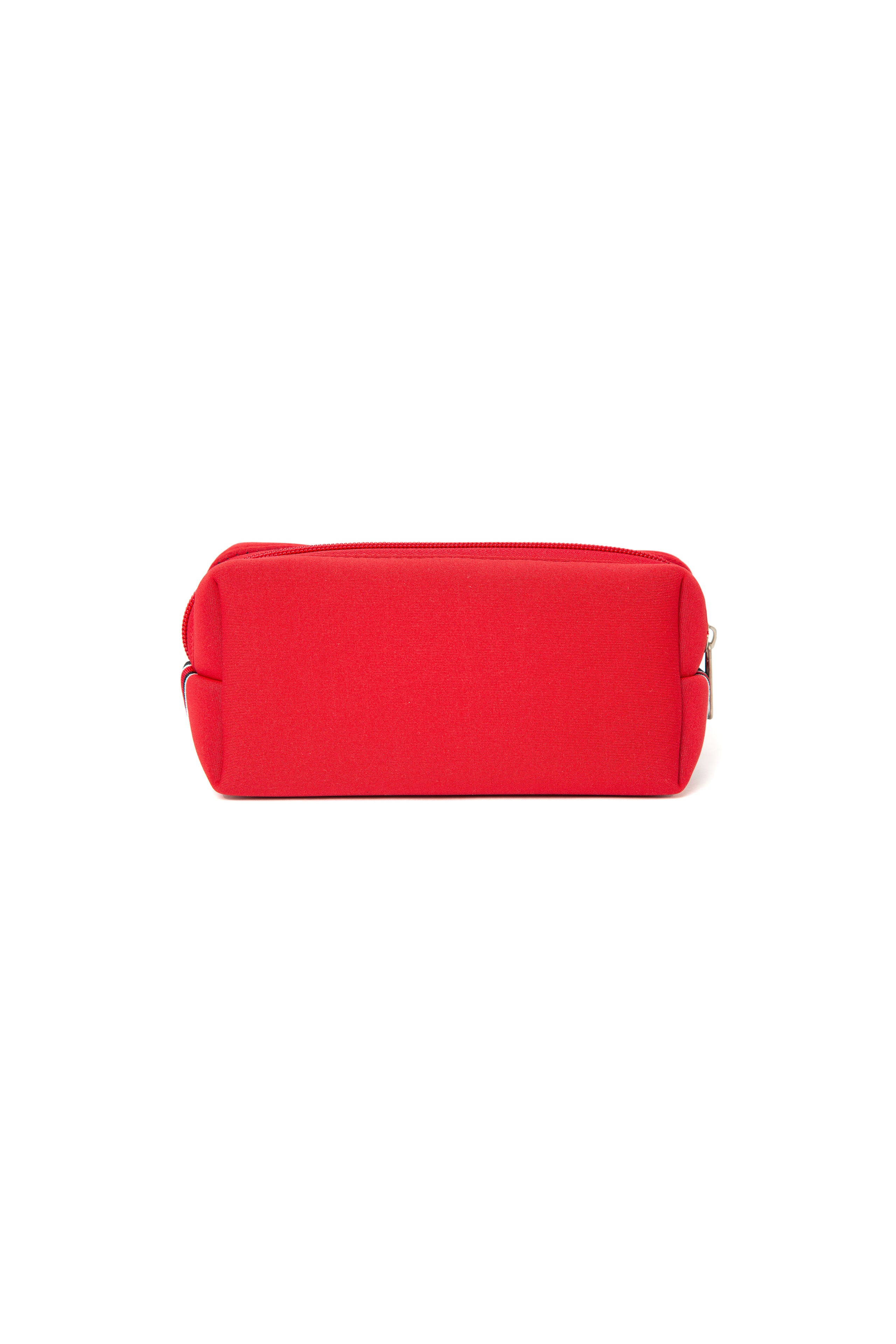 【数量限定】.at-Stripe Tape Square Pouch M - Red
