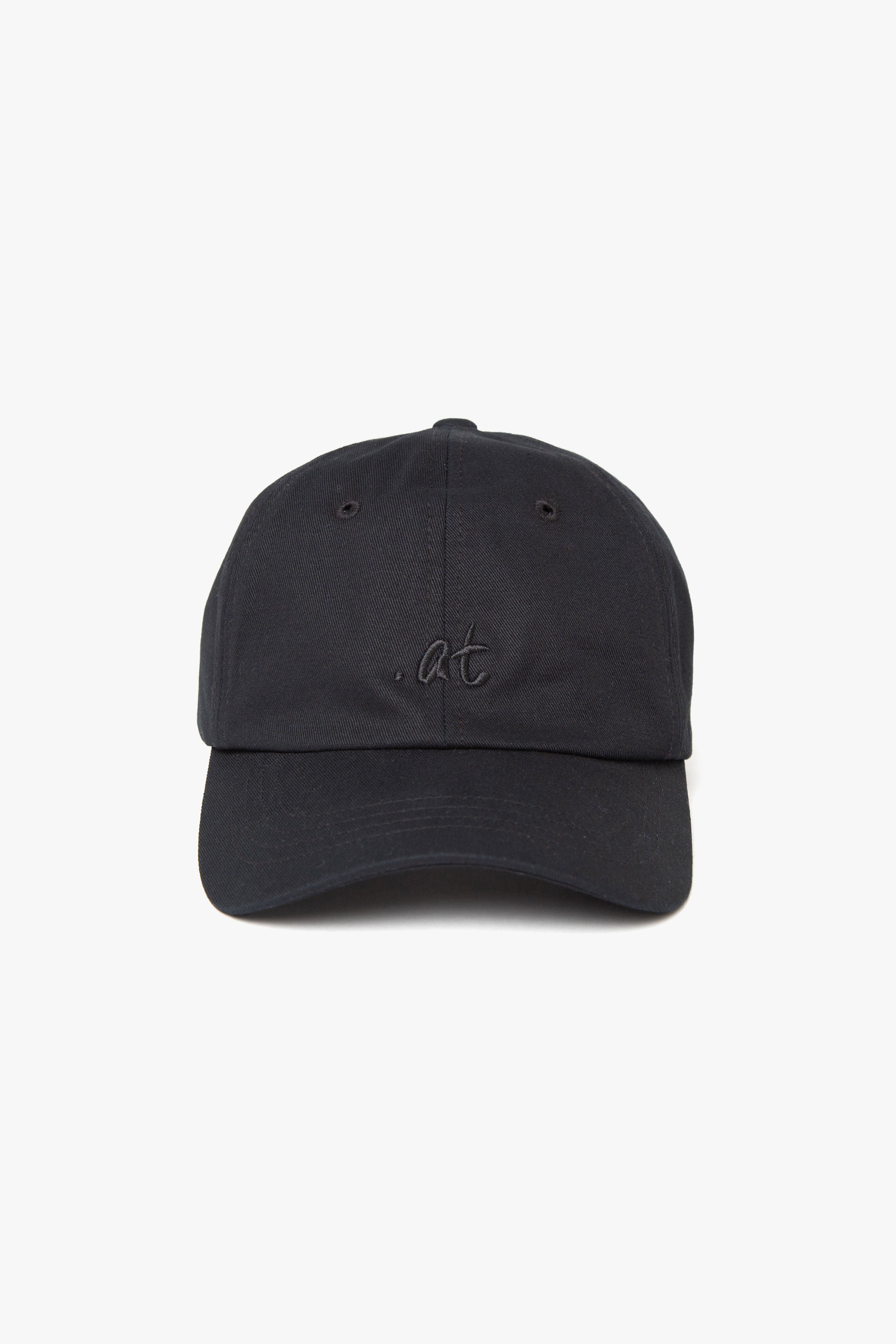 .at-Stripe Tape Logo Cap