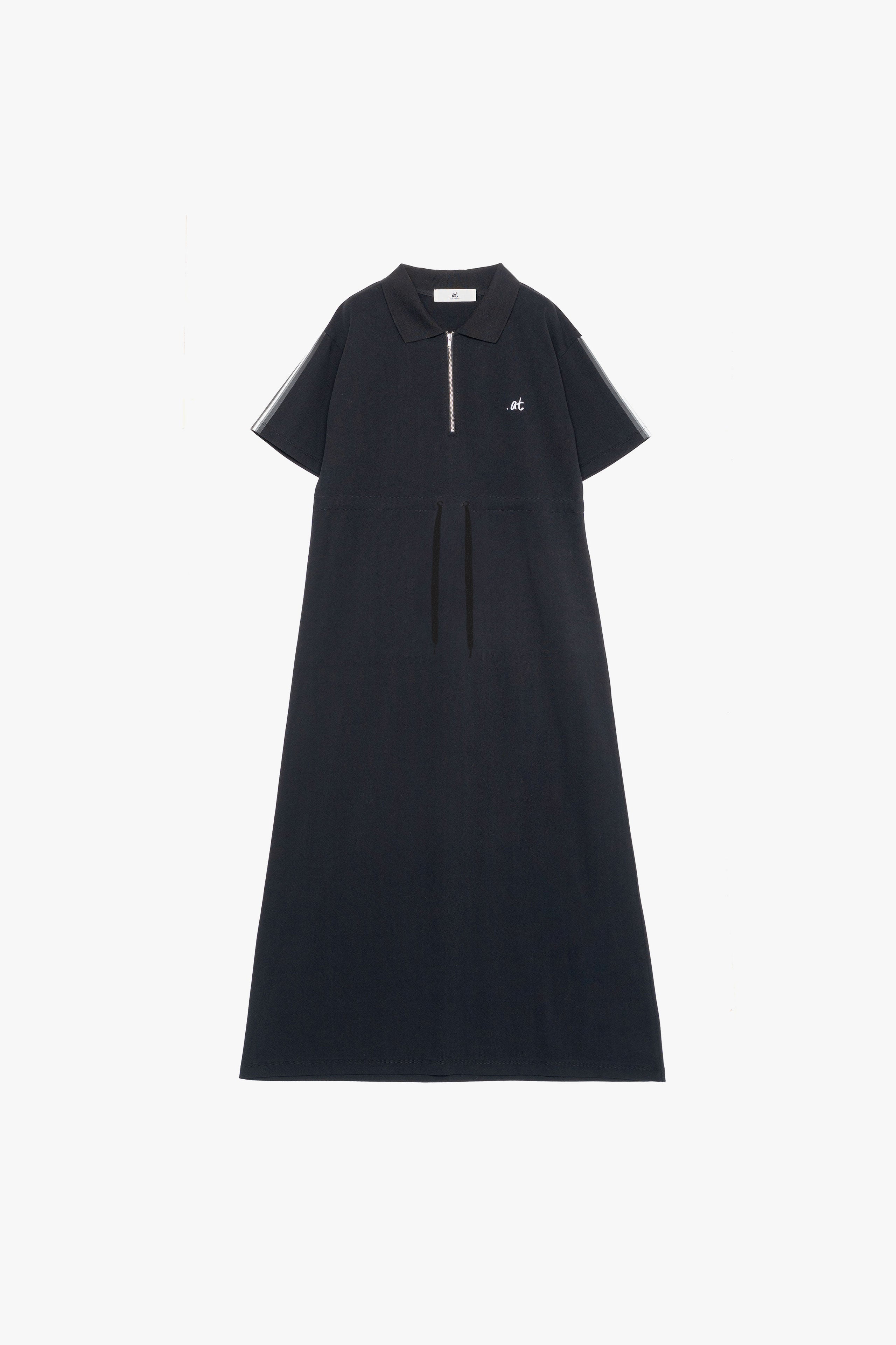【数量限定】.at-Polo Dress - Black