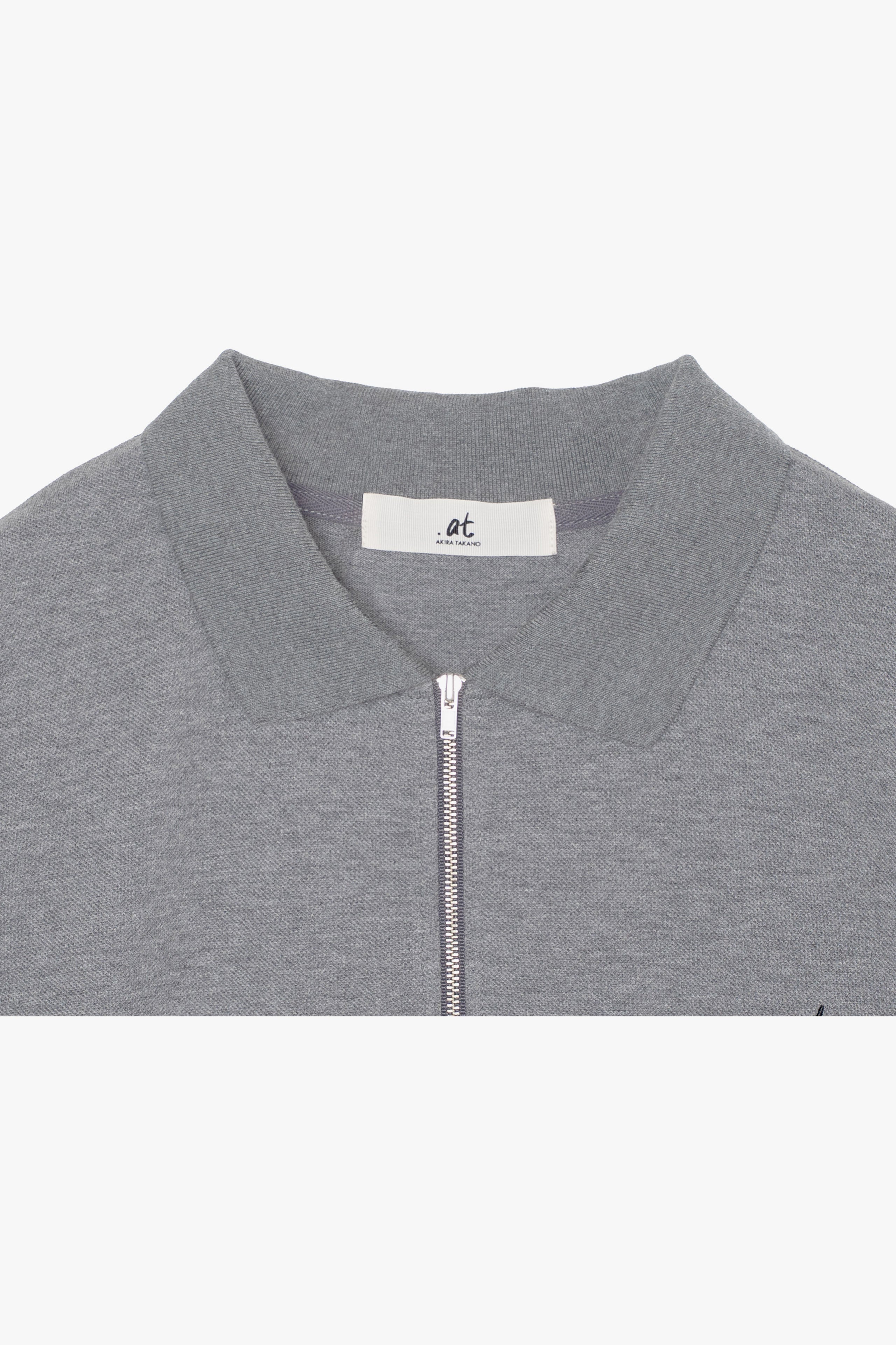 【数量限定】.at-Polo Dress - Gray