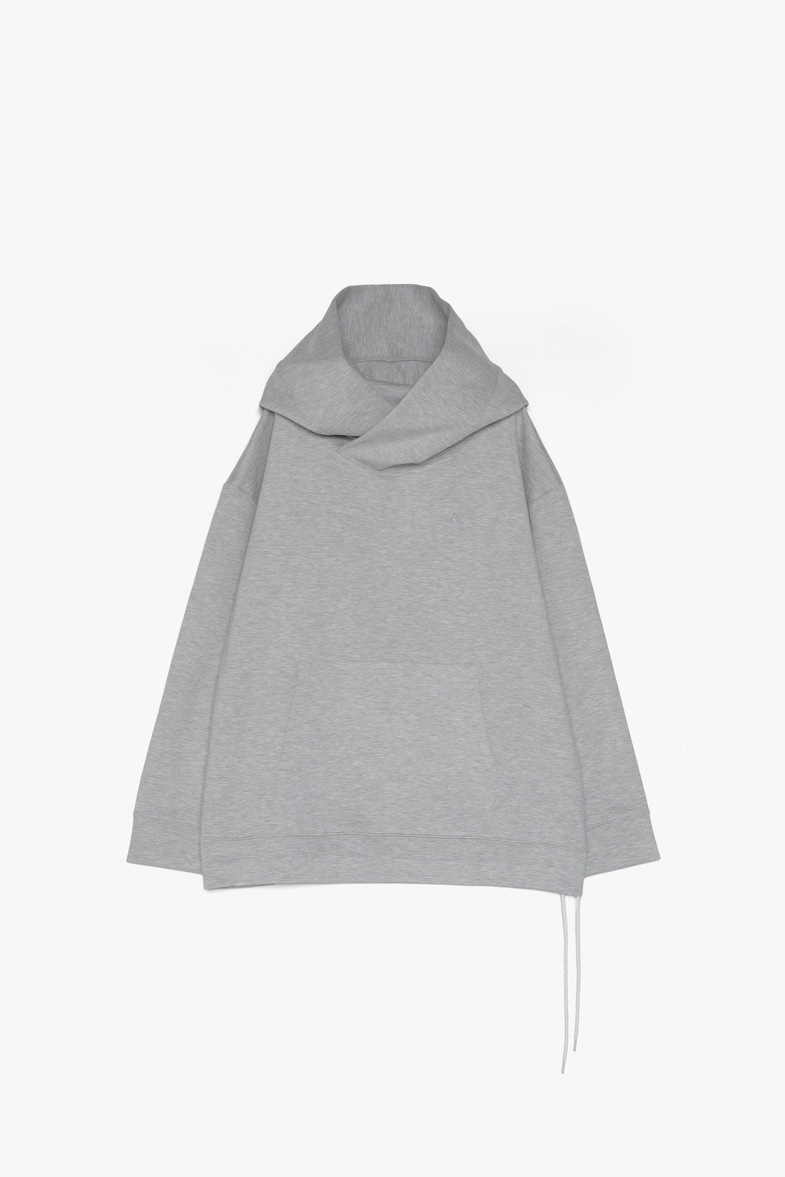 【数量限定】.at-big hood pullover - Heather Gray