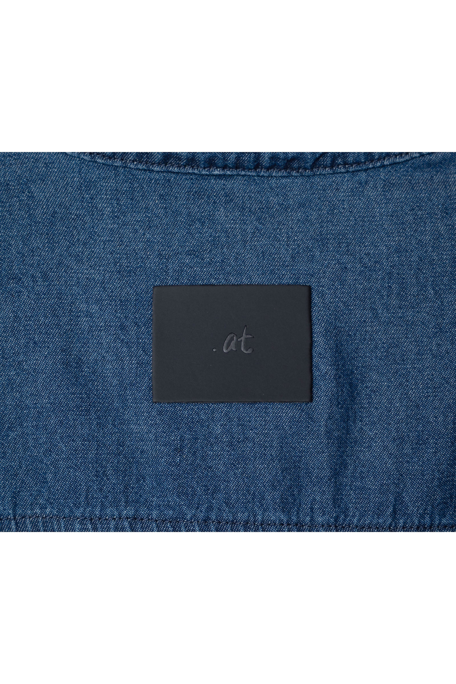 .at - Oversized Denim Shirt - Indigo 03