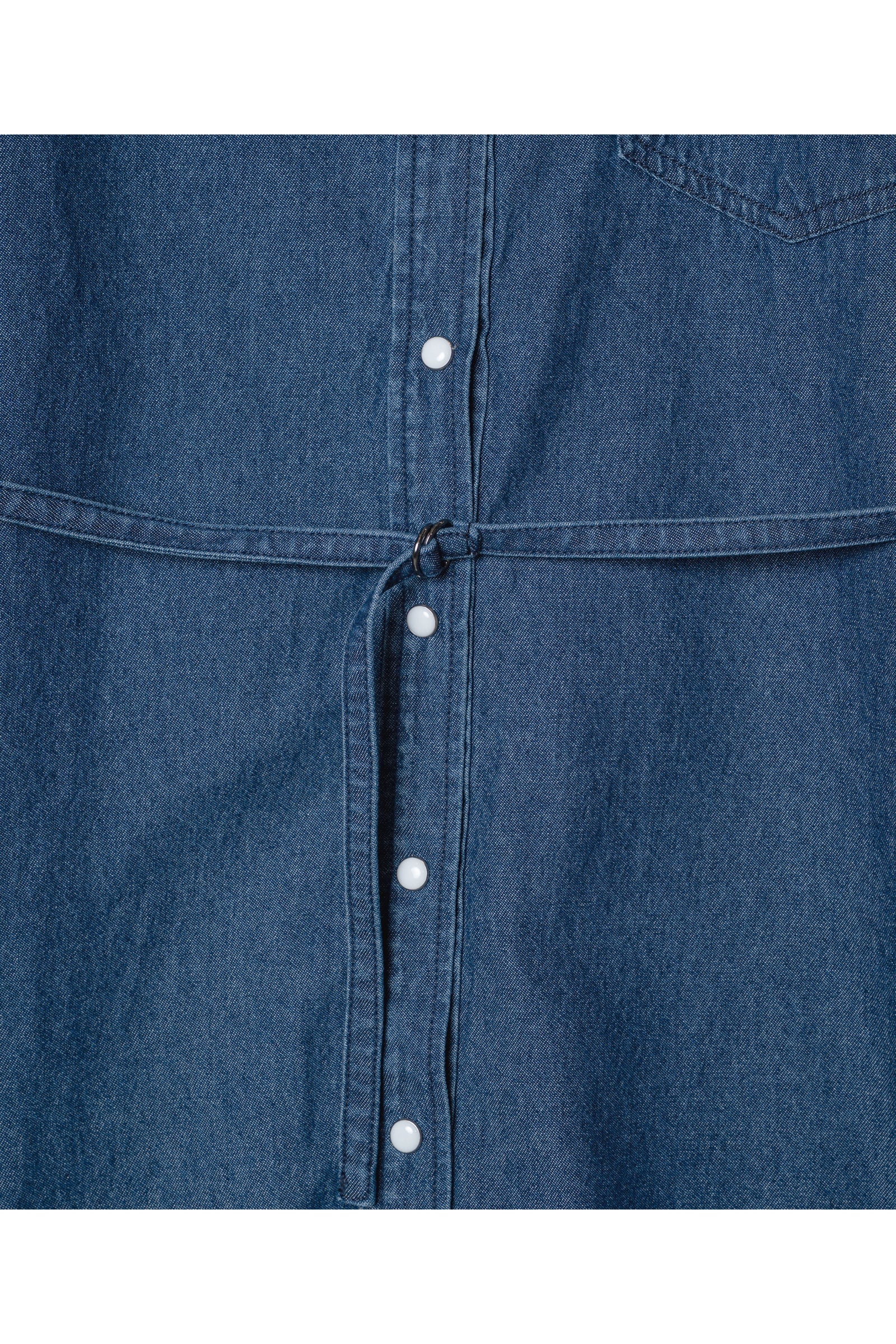 .at - Oversized Denim Shirt - Indigo 04