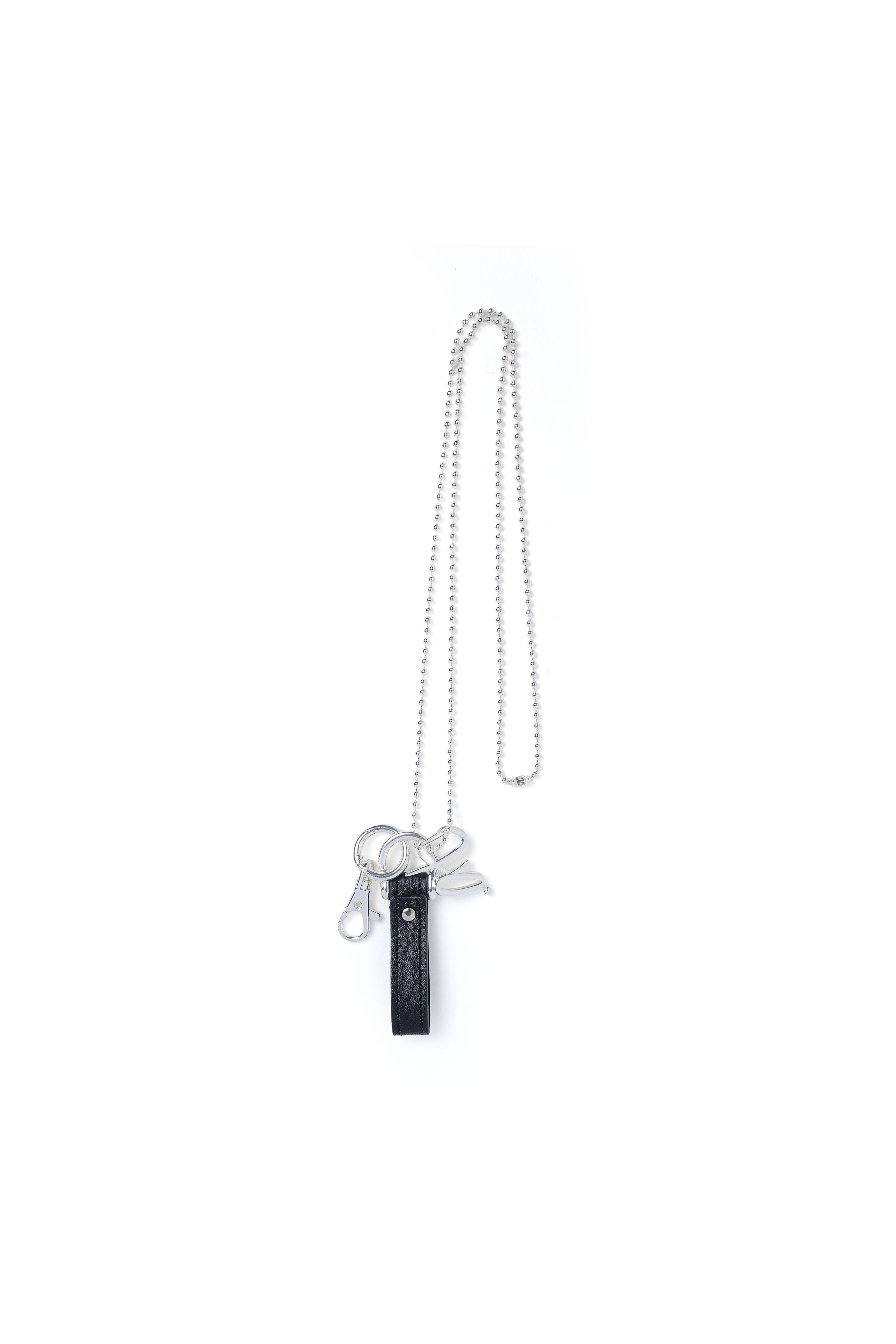 .at - Motif Long Necklace - Silver