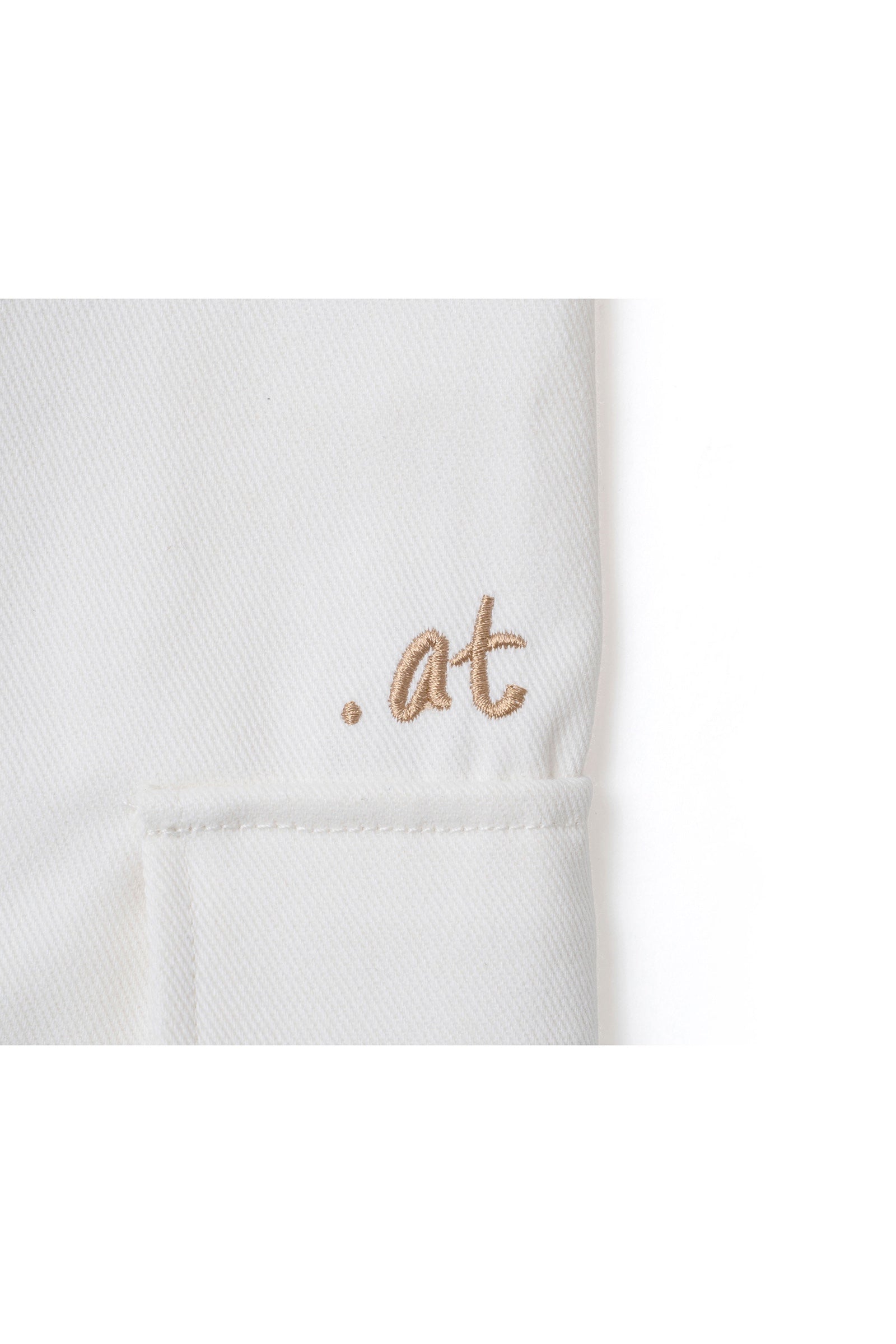 .at - Baggy Rigid Denim Pants - Off White 03