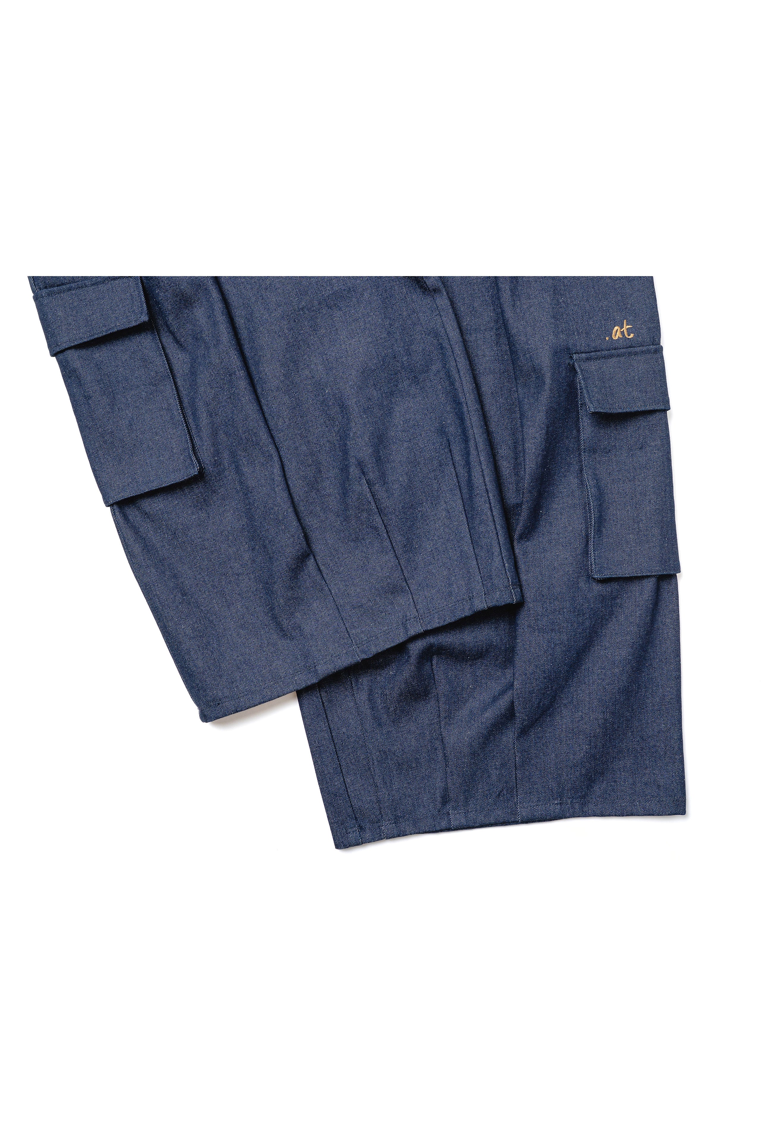 Baggy Rigid Denim Pants - Indigo｜.at