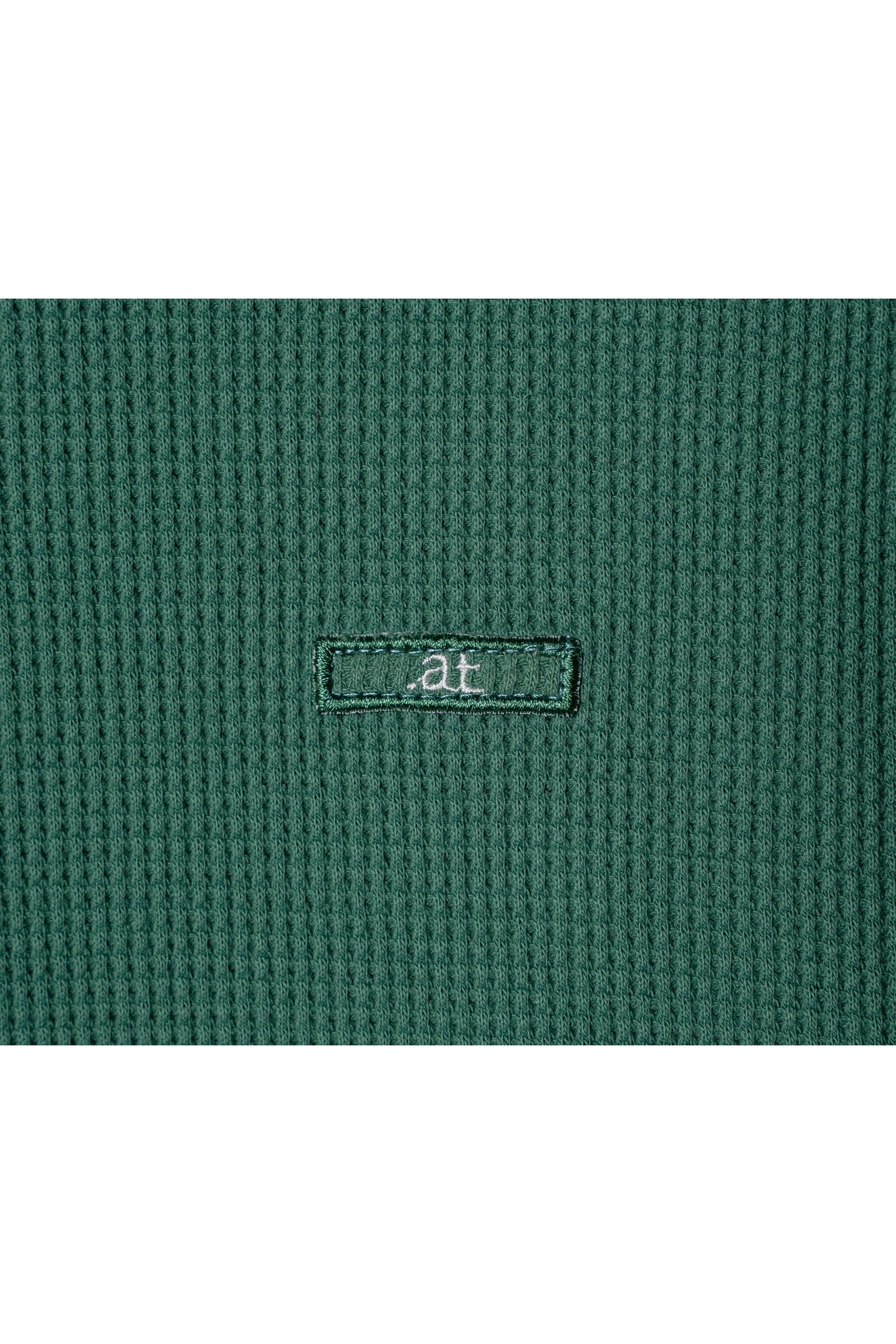 .at - Waffle Long-Sleeve T-Shirt - Green 03