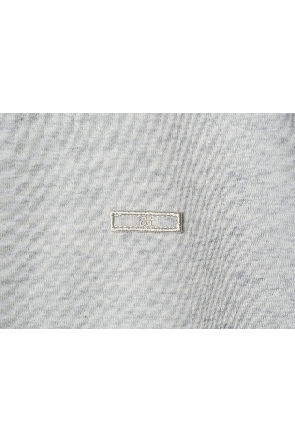 .at - french terry long-sleeve T-shirt - Oatmeal 03
