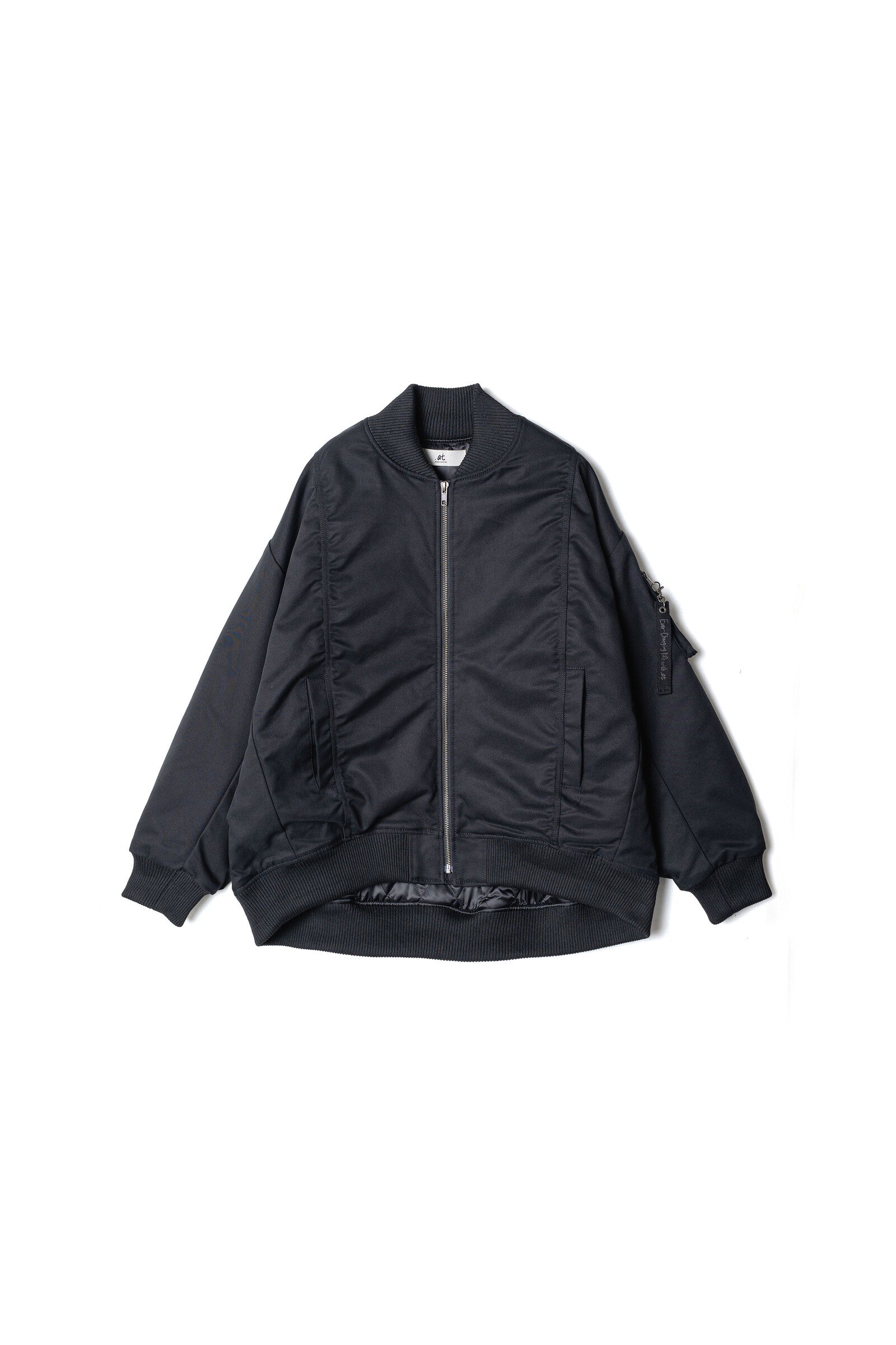 .at - MA-1 BOMBER JACKET - Black 01