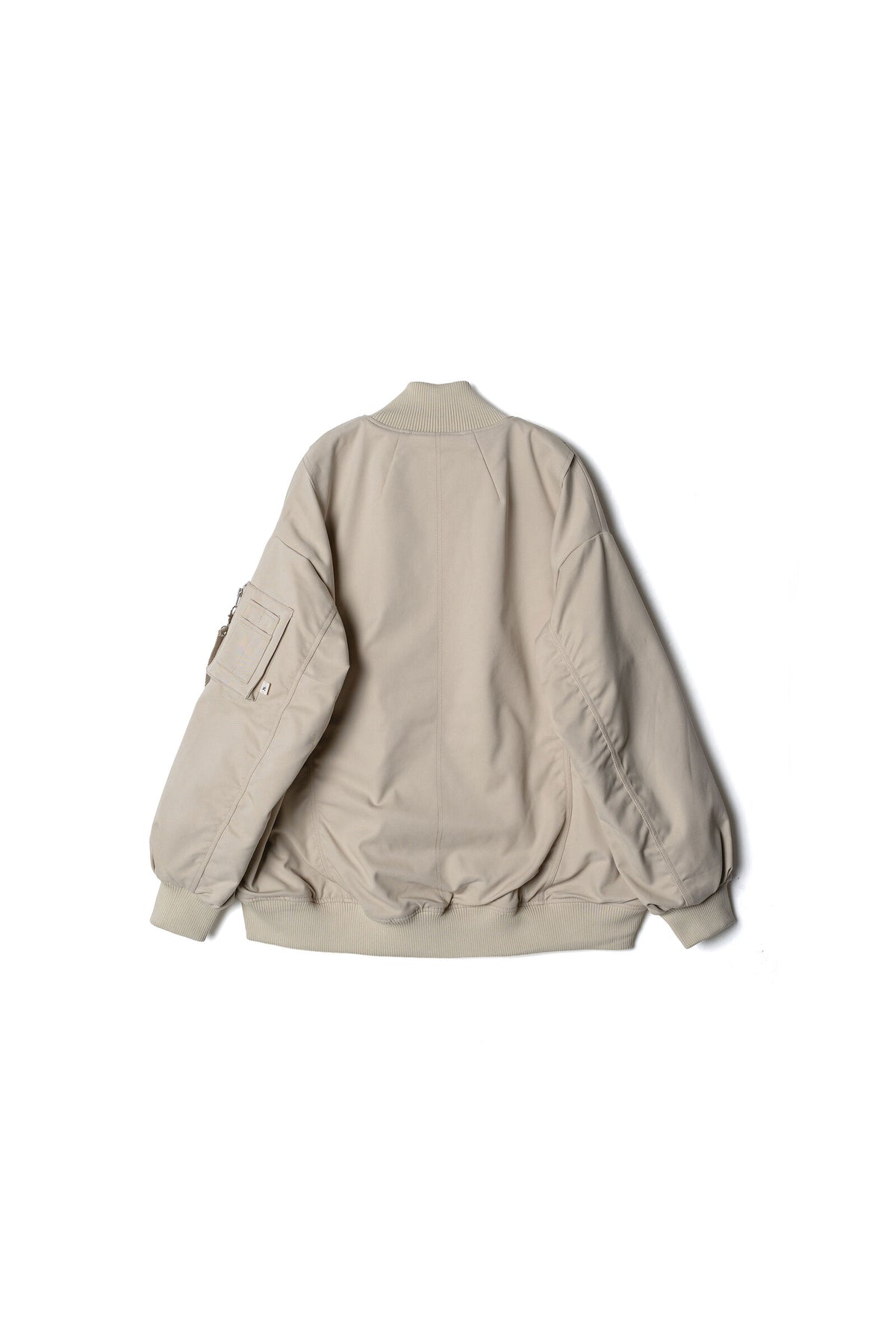 .at - MA-1 BOMBER JACKET - Greige 02