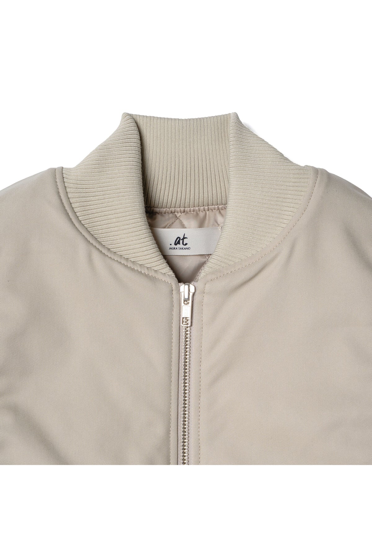 .at - MA-1 BOMBER JACKET - Greige 05