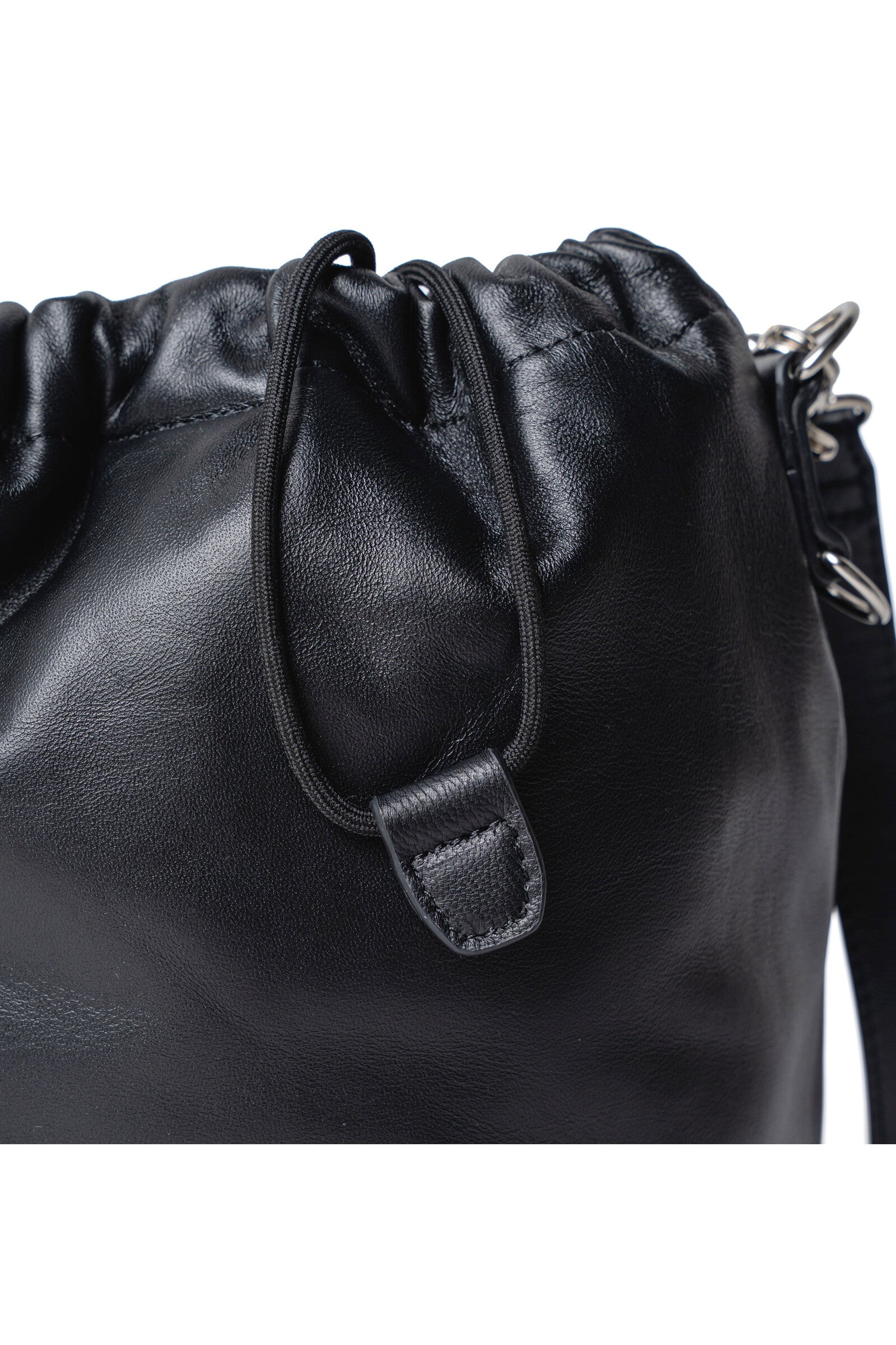 .at - Drawstring Bucket Bag - Black 09
