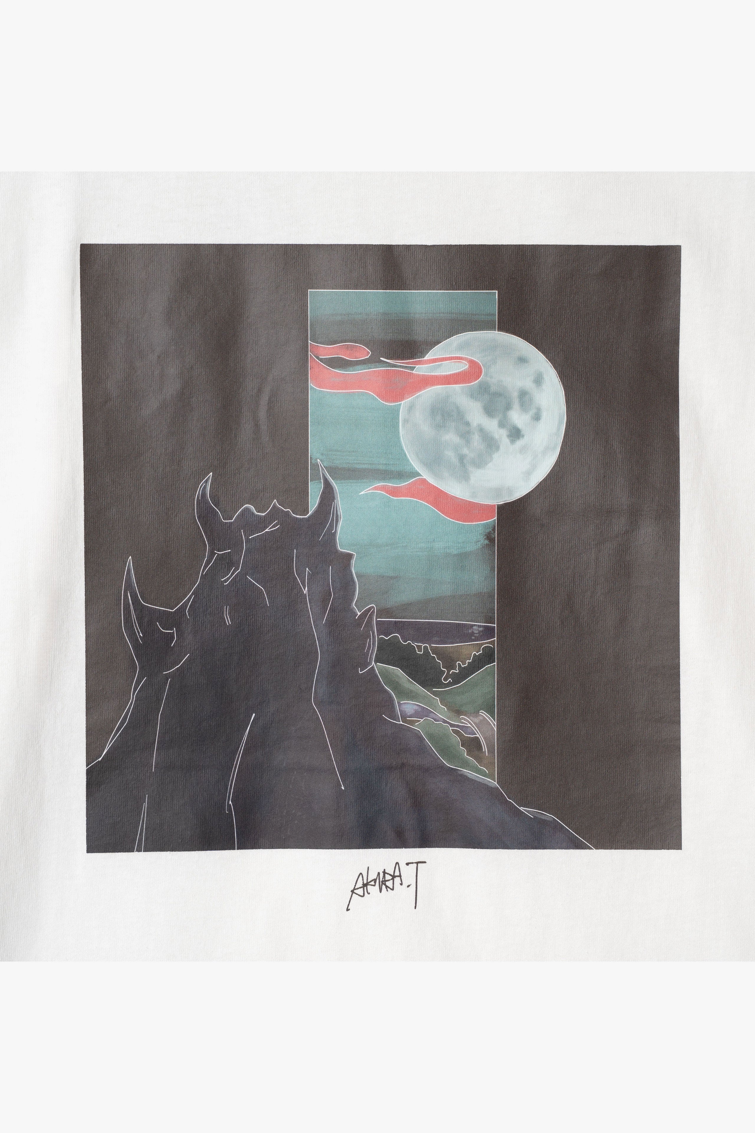 【数量限定】.at-Art Design T-Shirt - TSUKIMONO