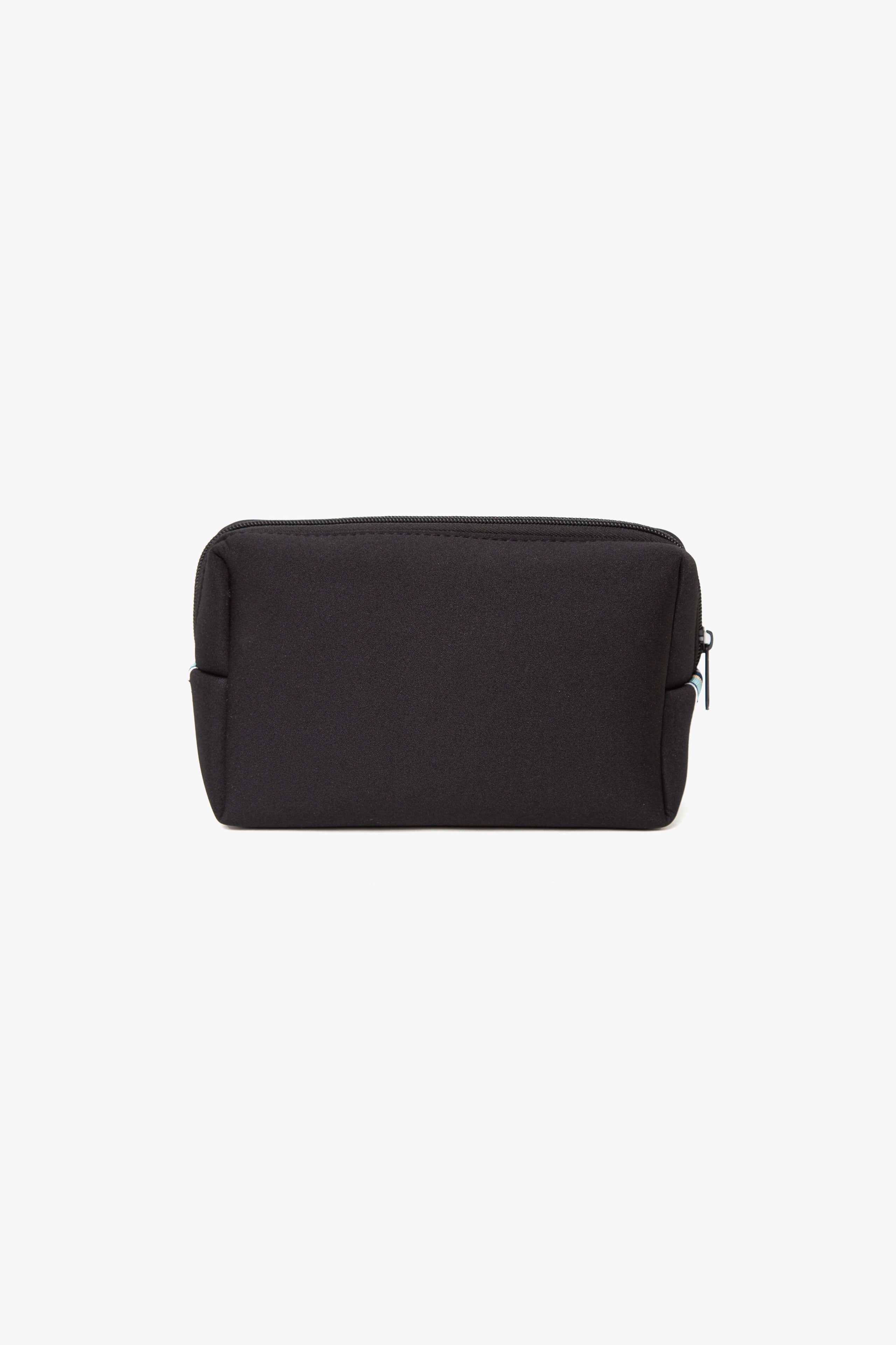 .at-Stripe Tape Square Pouch L - Black