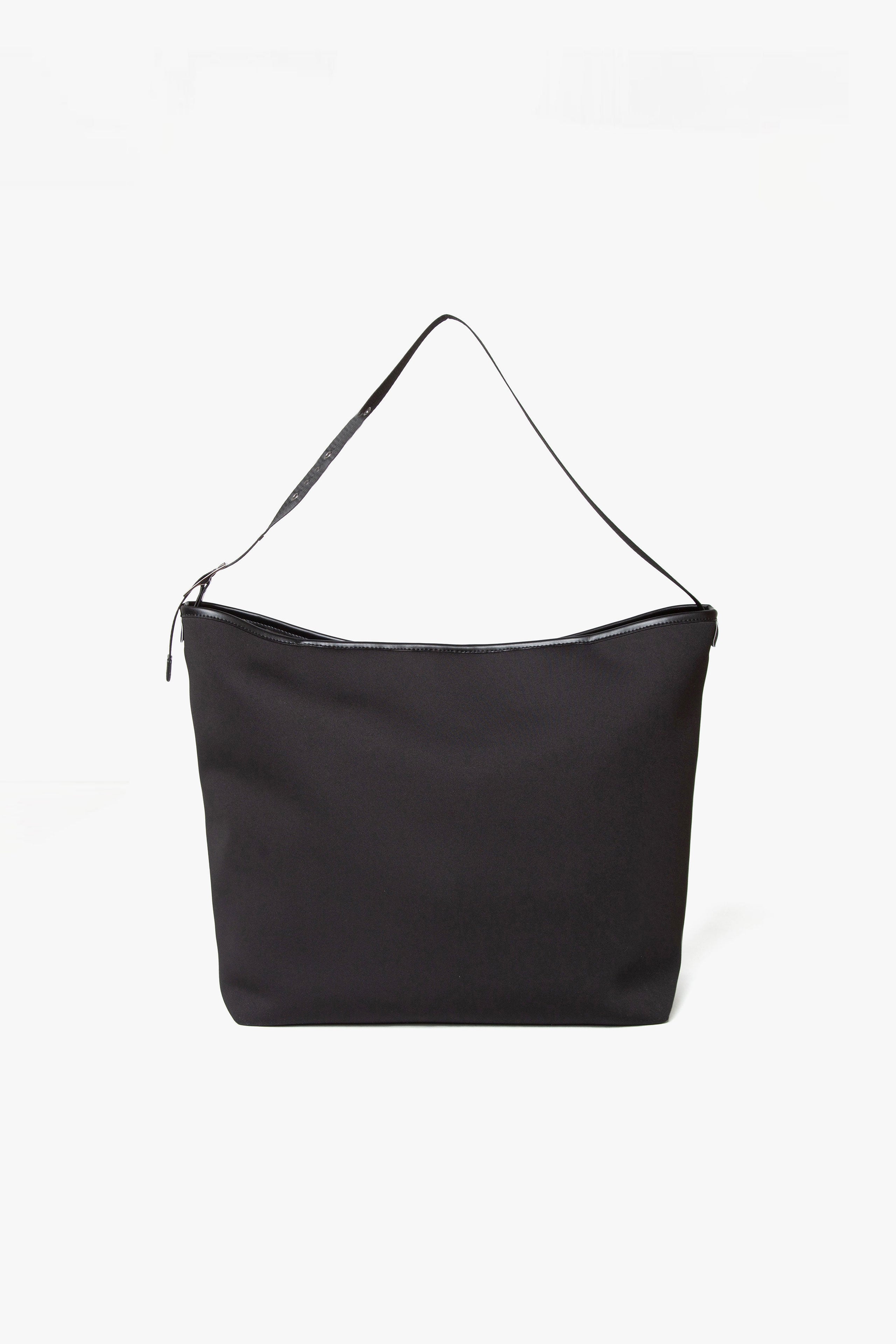 .at-Stripe Tape One Shoulder Tote Bag