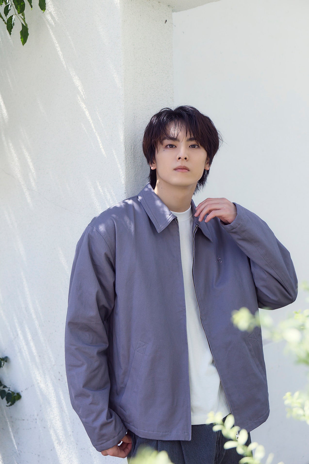 【数量限定】.at-adora quilted blouson - Gray