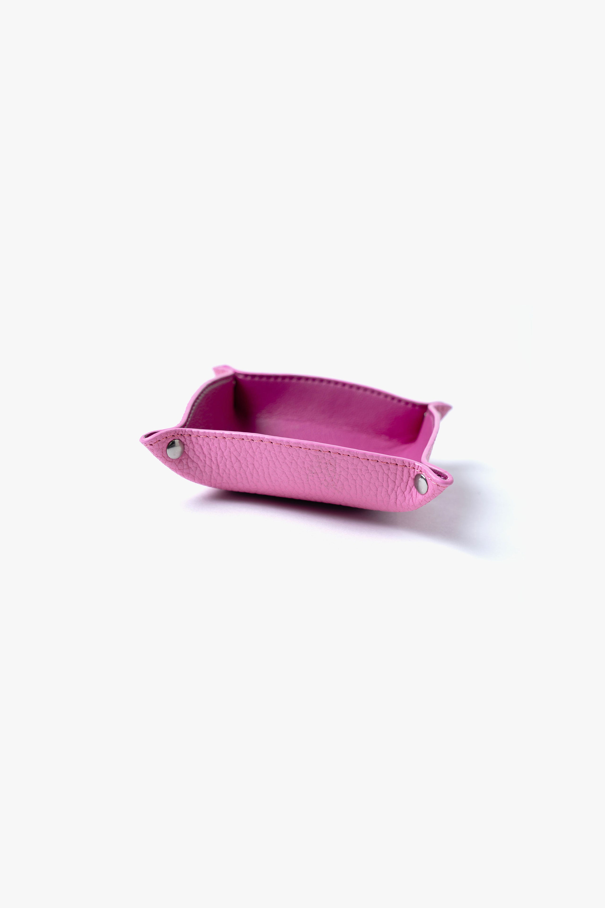 【数量限定】.at - Leather Tray - Pink