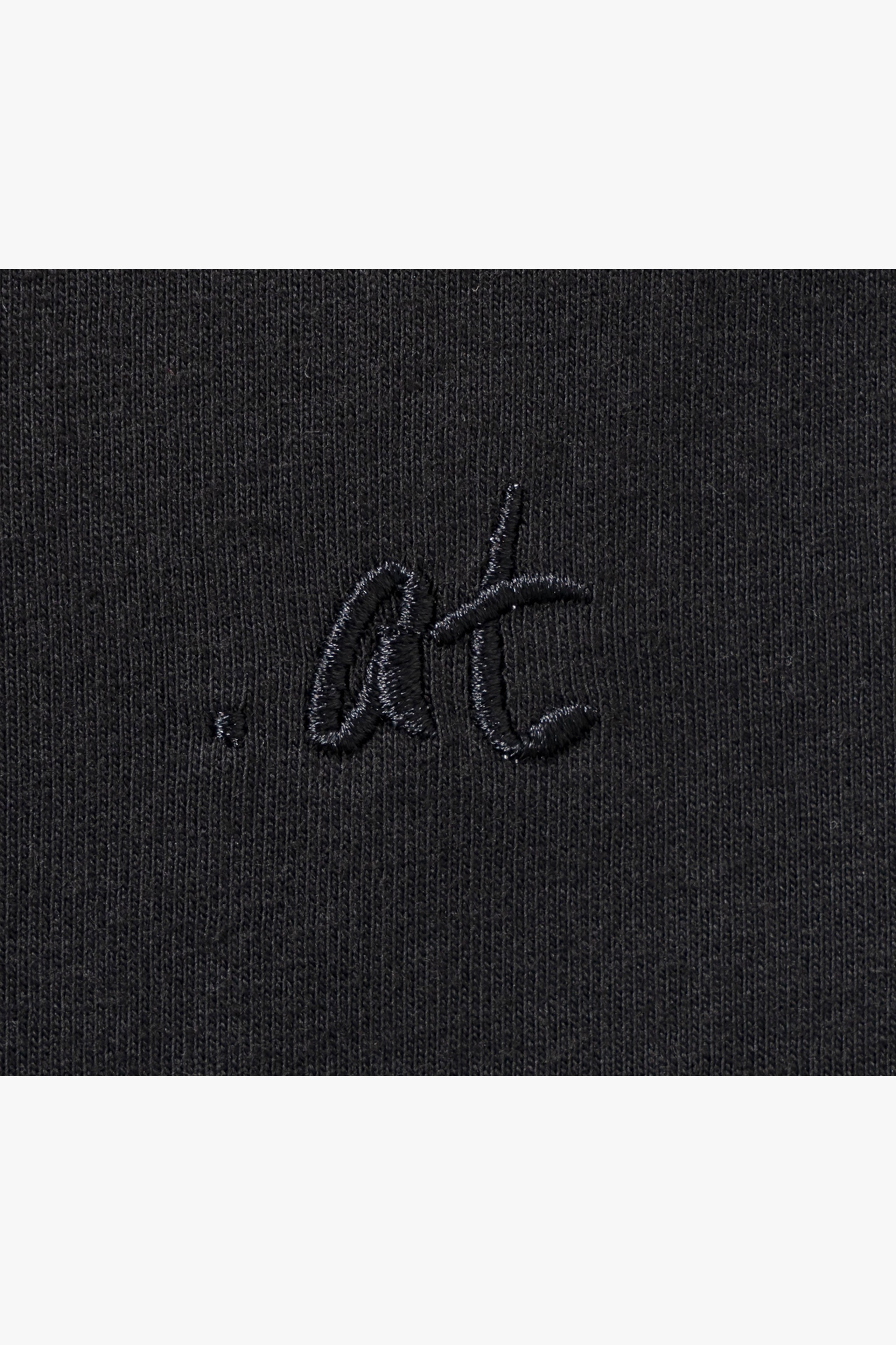 .at-Stripe Tape T-Shirt - Black