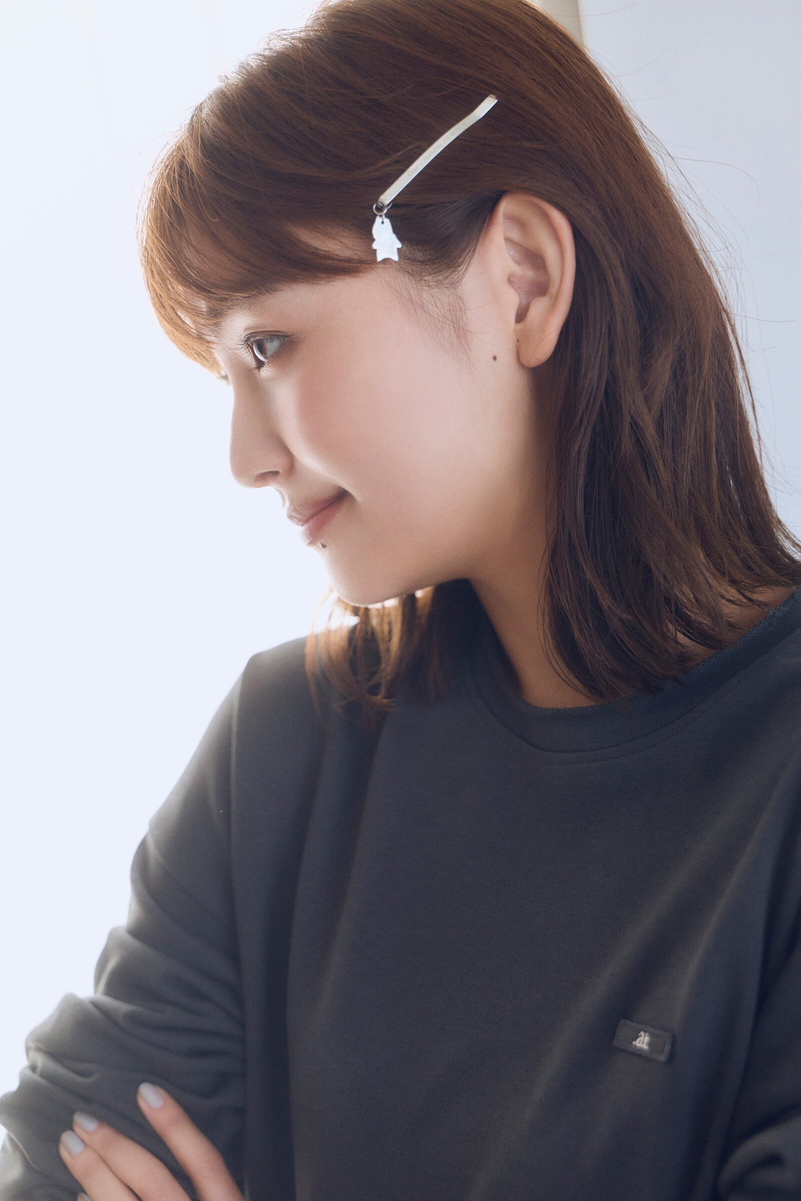 .at - adora-charm hairpin - Silver